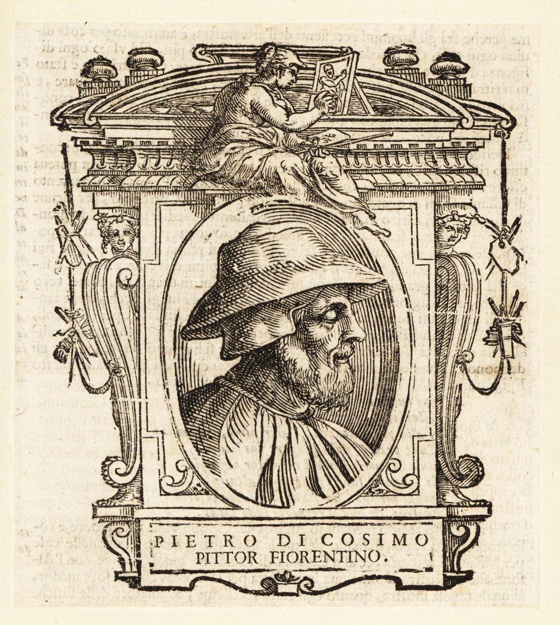 意大利文艺复兴时期佛罗伦萨画家皮耶罗·迪·洛伦佐 (Piero di Lorenzo) 的肖像 作者 意大利学校