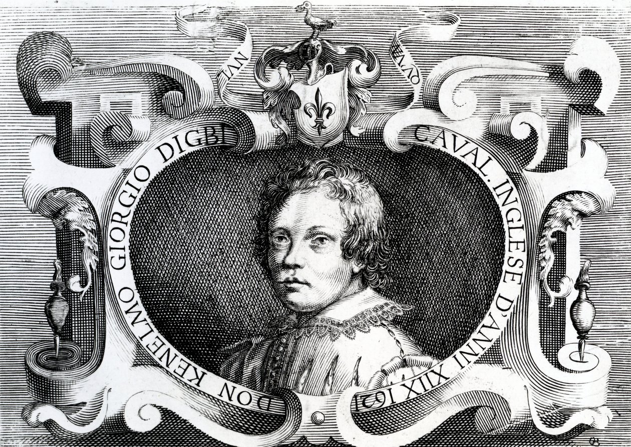 Kenelm Digby爵士的肖像，1621年 作者 意大利学校