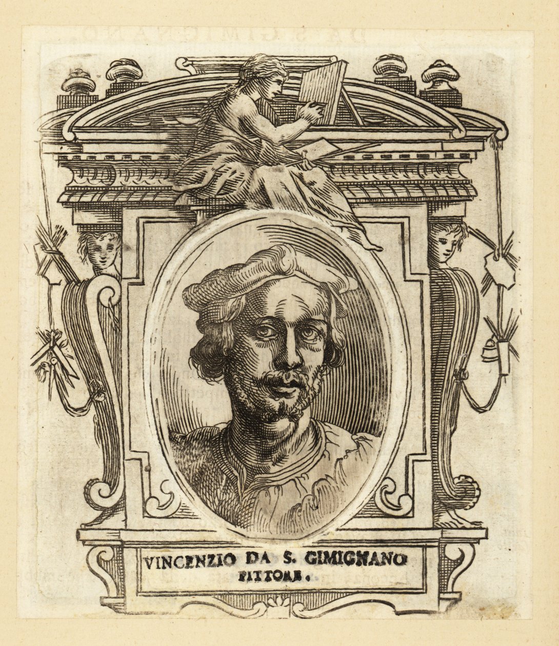 Portrait of Vincenzo Tamagni, Italian painter of the Renaissance 作者 意大利学校