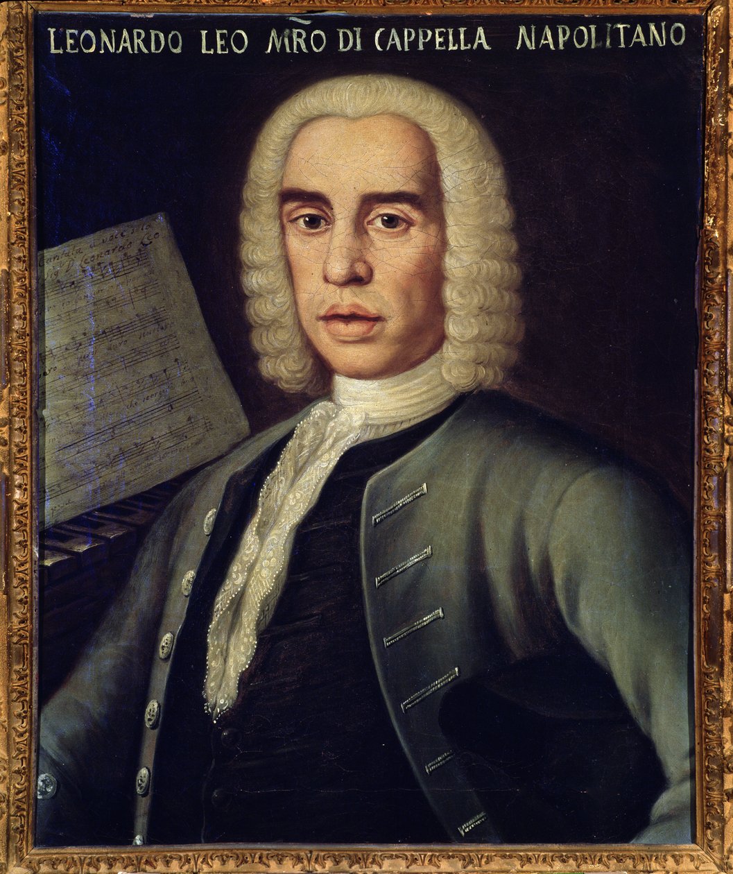 意大利作曲家Leo Leonardo（1694-1744）的肖像 作者 意大利学校