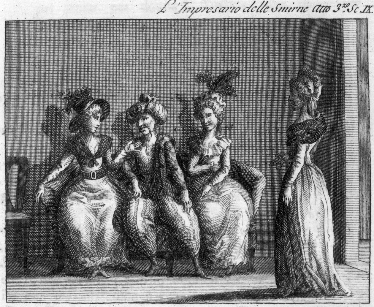 Carlo Goldoni（1707-1793）的漫画作品“L