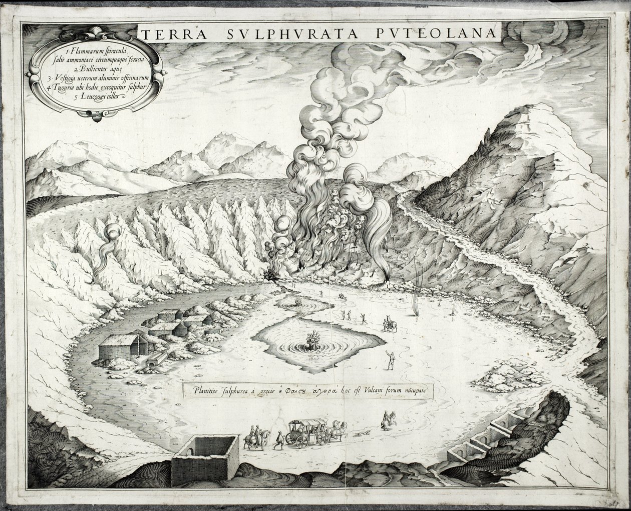 Solfatara火山，波佐利，那不勒斯 作者 意大利学校