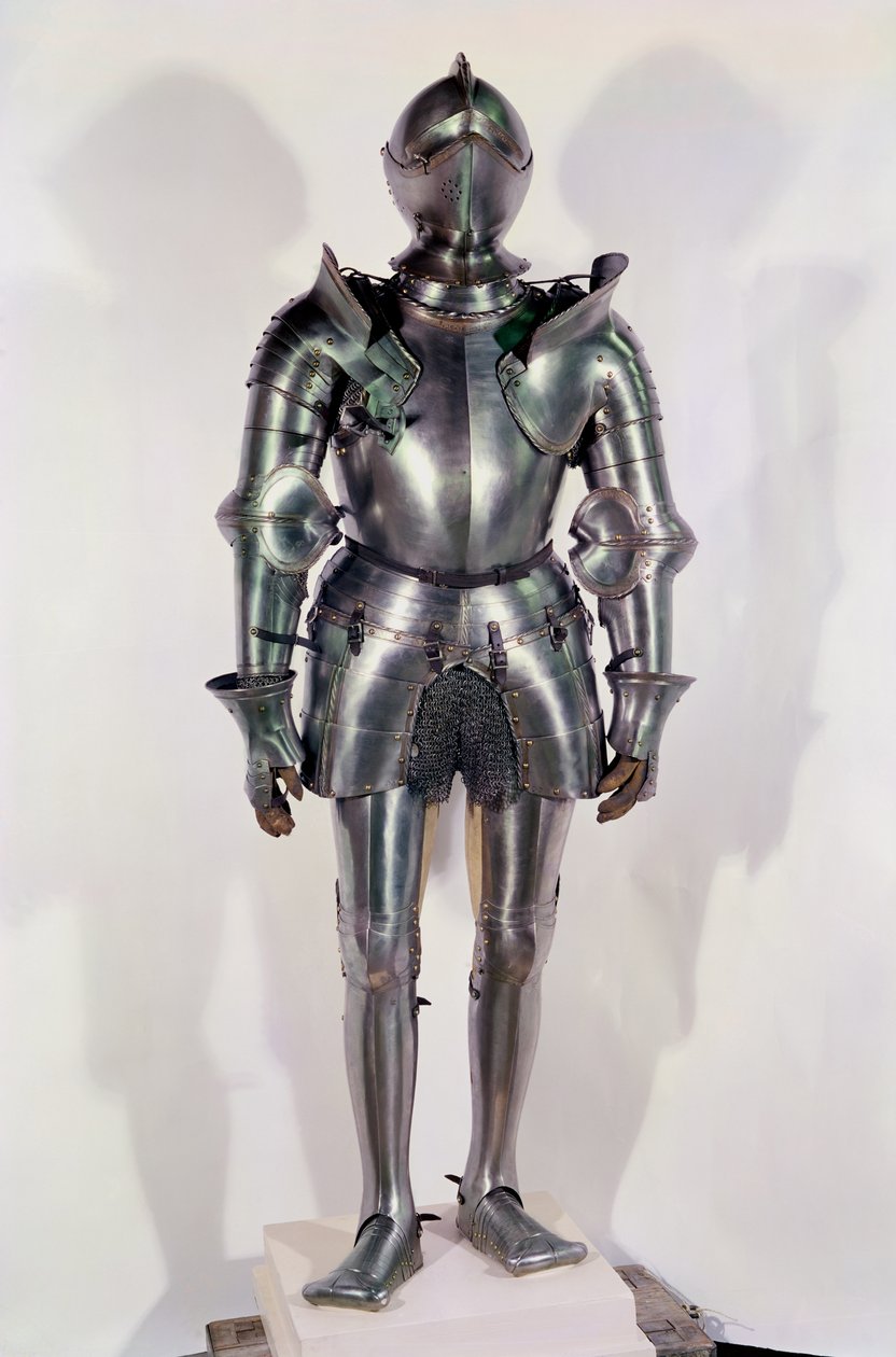 盔甲的套装被认为属于Chevalier Bayard（1475-1524），c.1510（金属） 作者 意大利学校