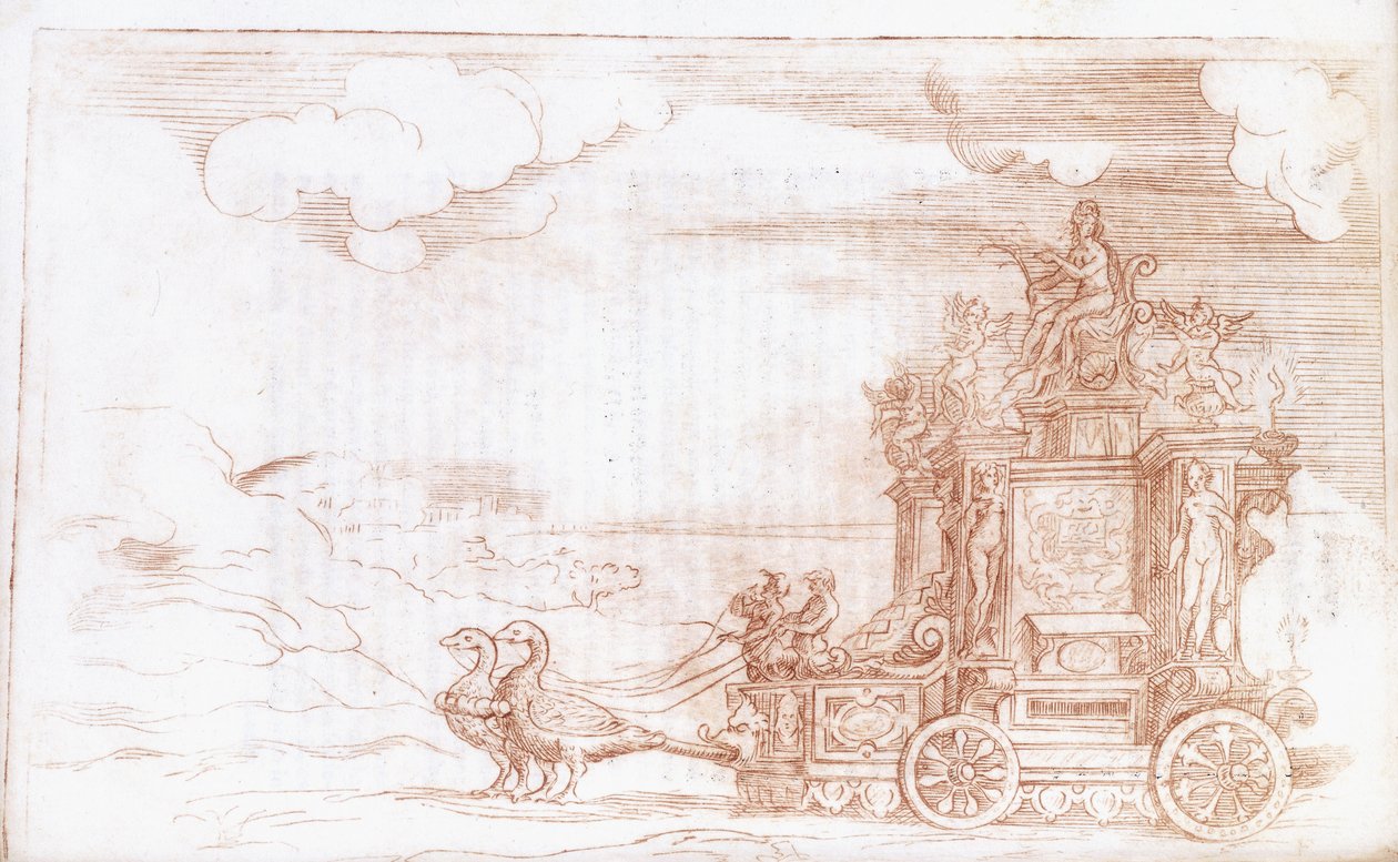 金星战车，1579年 作者 意大利学校