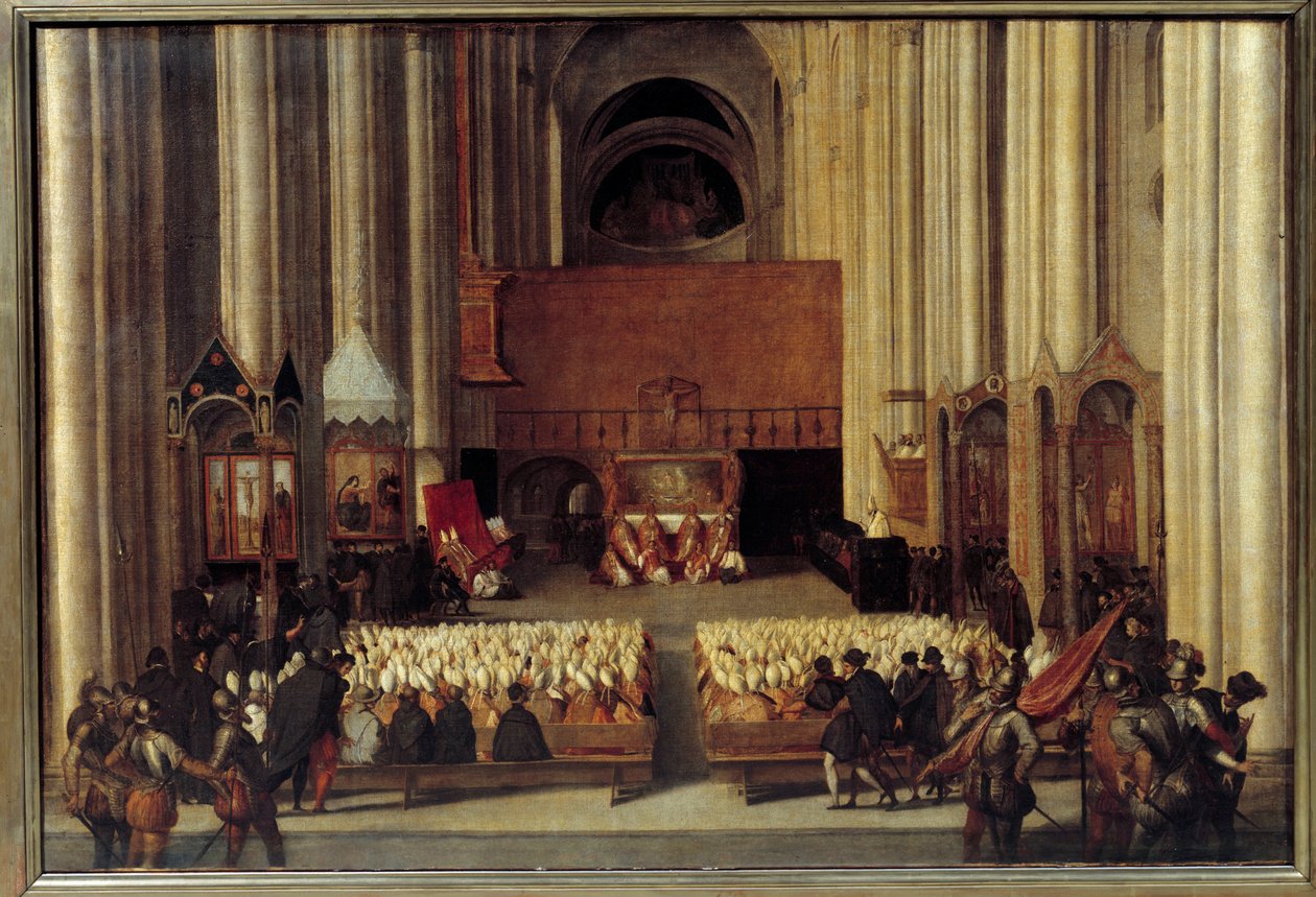 The Ecumenical Council of Trent. The Council of Trent is the 19th ecumenical council recognized by the Roman Catholic Church. He was summoned by Pope Paul III in 1542, in response to requests made by Martin Luther in the framework of the Protestant Reform. 作者 意大利学校