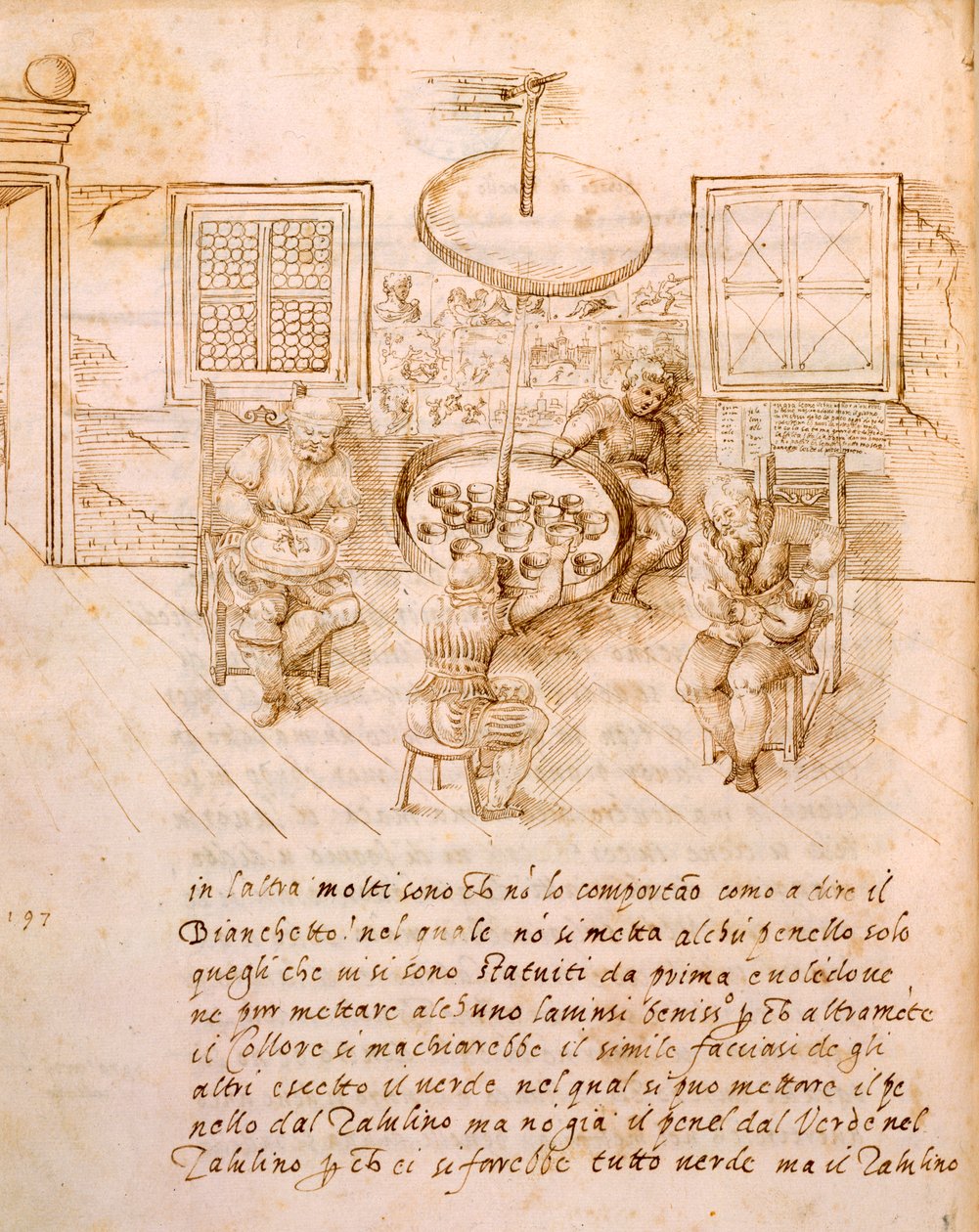 古老的船舶制造艺术，我，1589年 作者 意大利学校