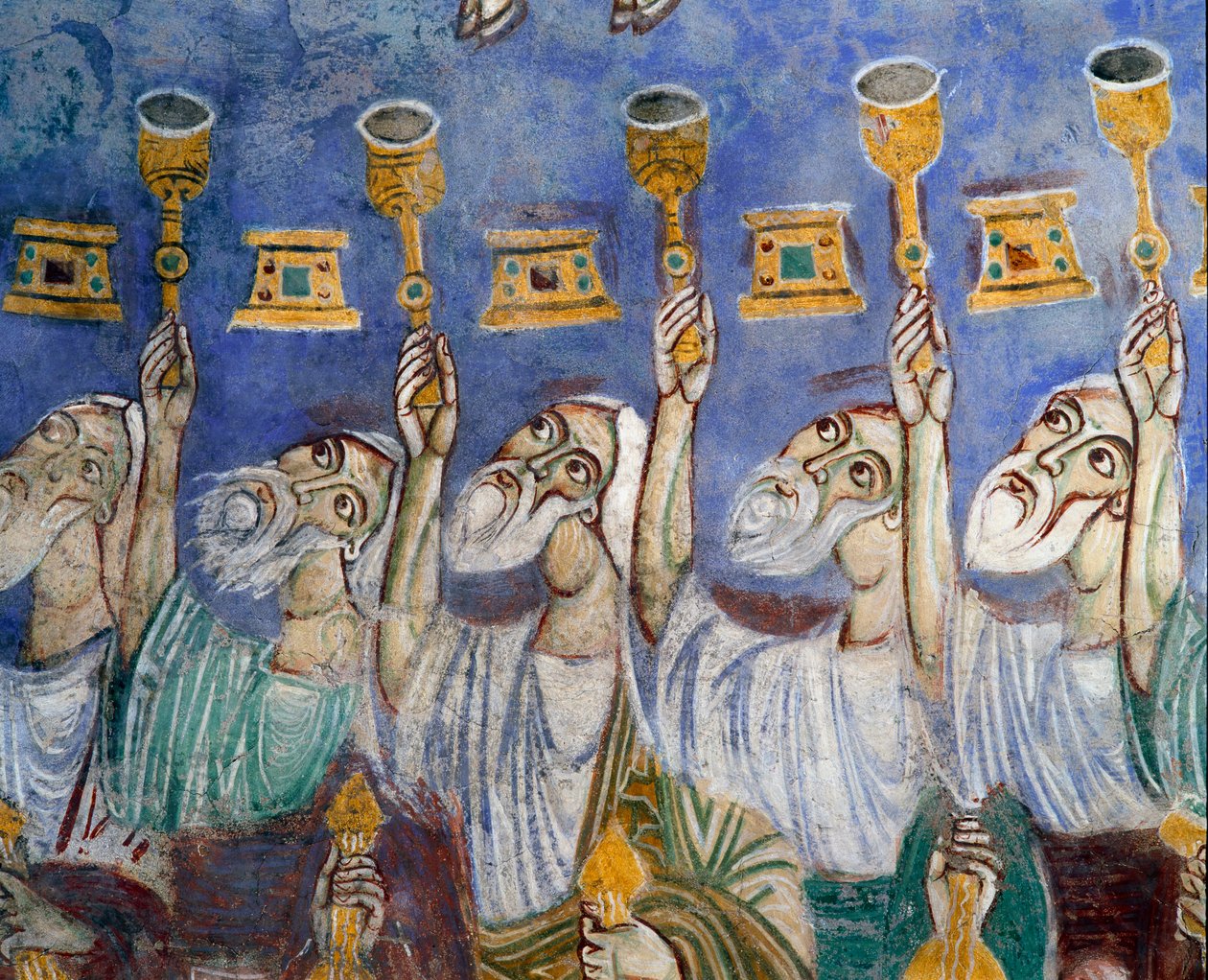 The old men of the Revelation. Anonymous painter of Central Italy 作者 意大利学校