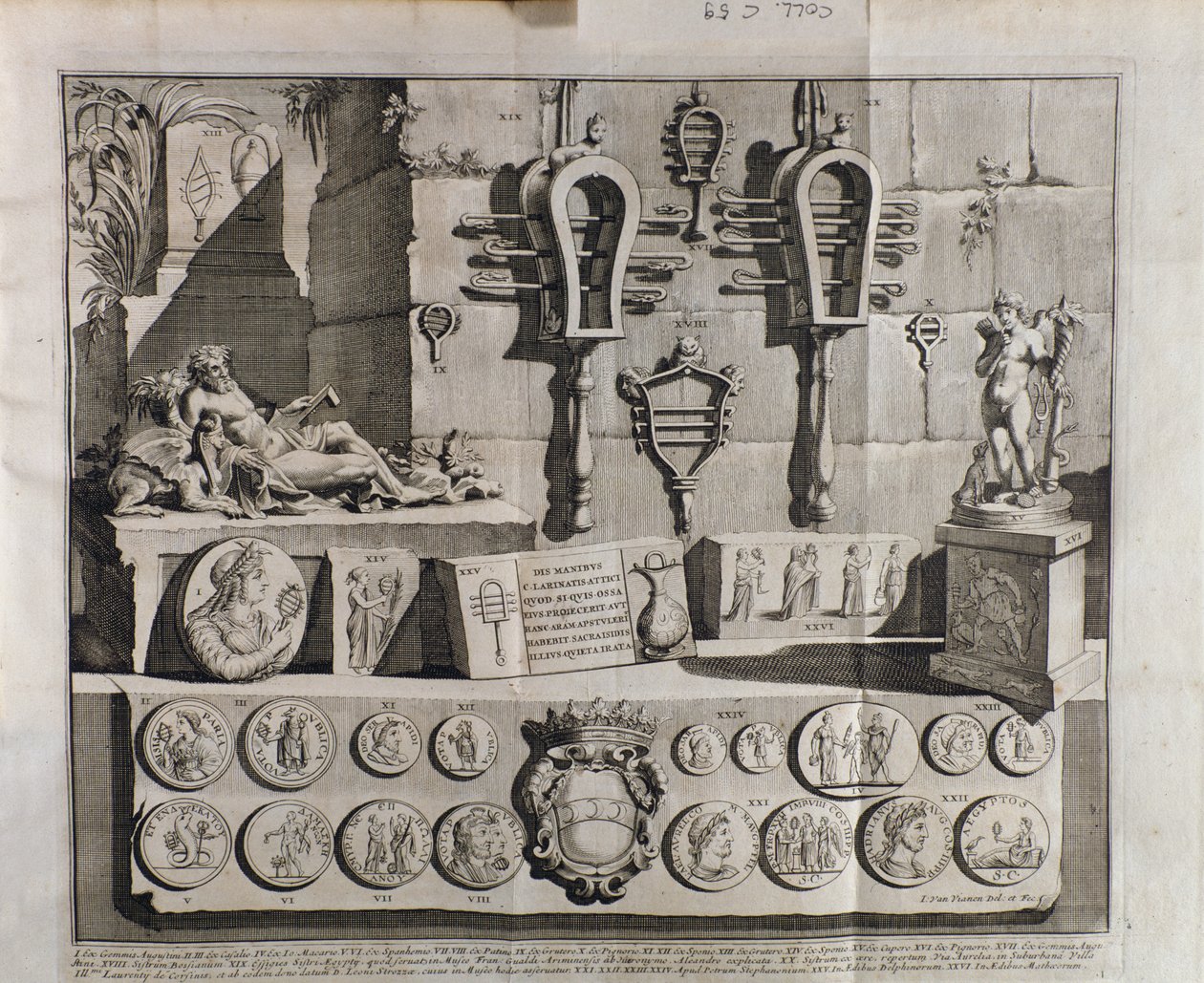 每当（钟声），各种表示从妹妹本笃Bacchinius（1651年至1721年） 作者 意大利学校