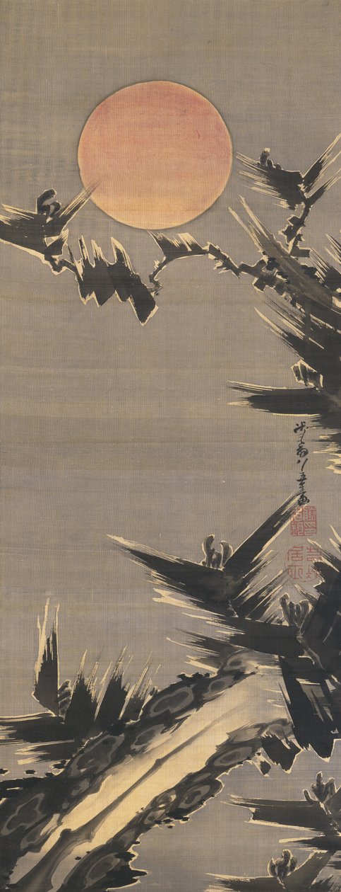 新年的太阳，1800年 作者 伊藤雅作