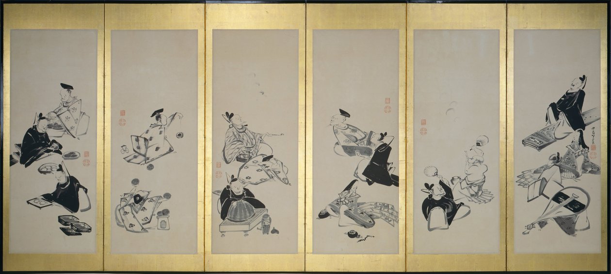 三十六位不朽诗人，1798年 作者 伊藤雅作