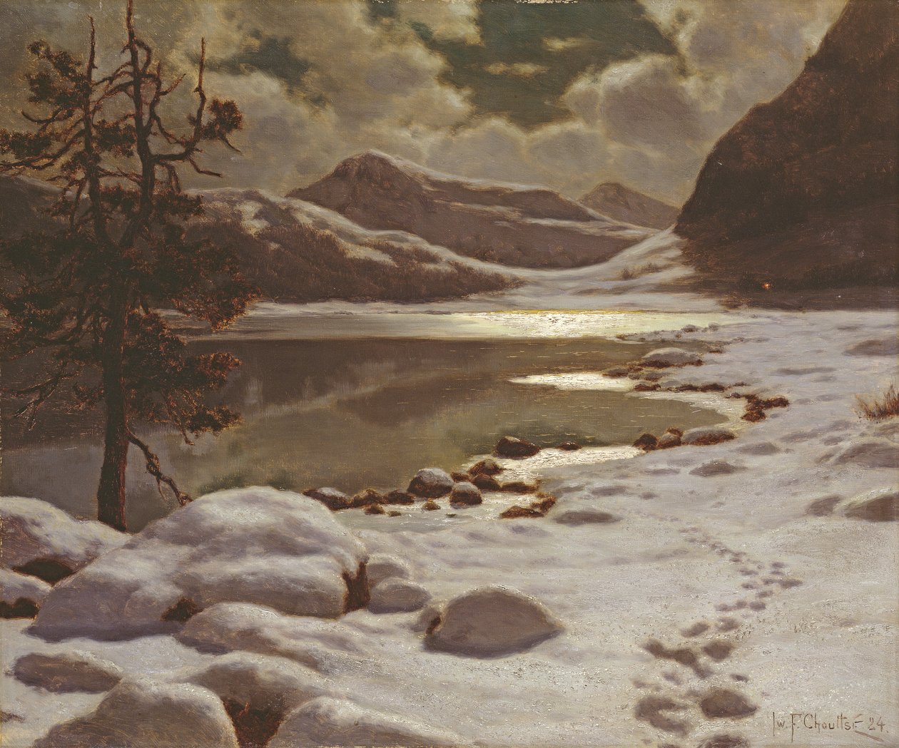 冬天的月光 作者 伊凡（Ivan Fedorovich Choultse）