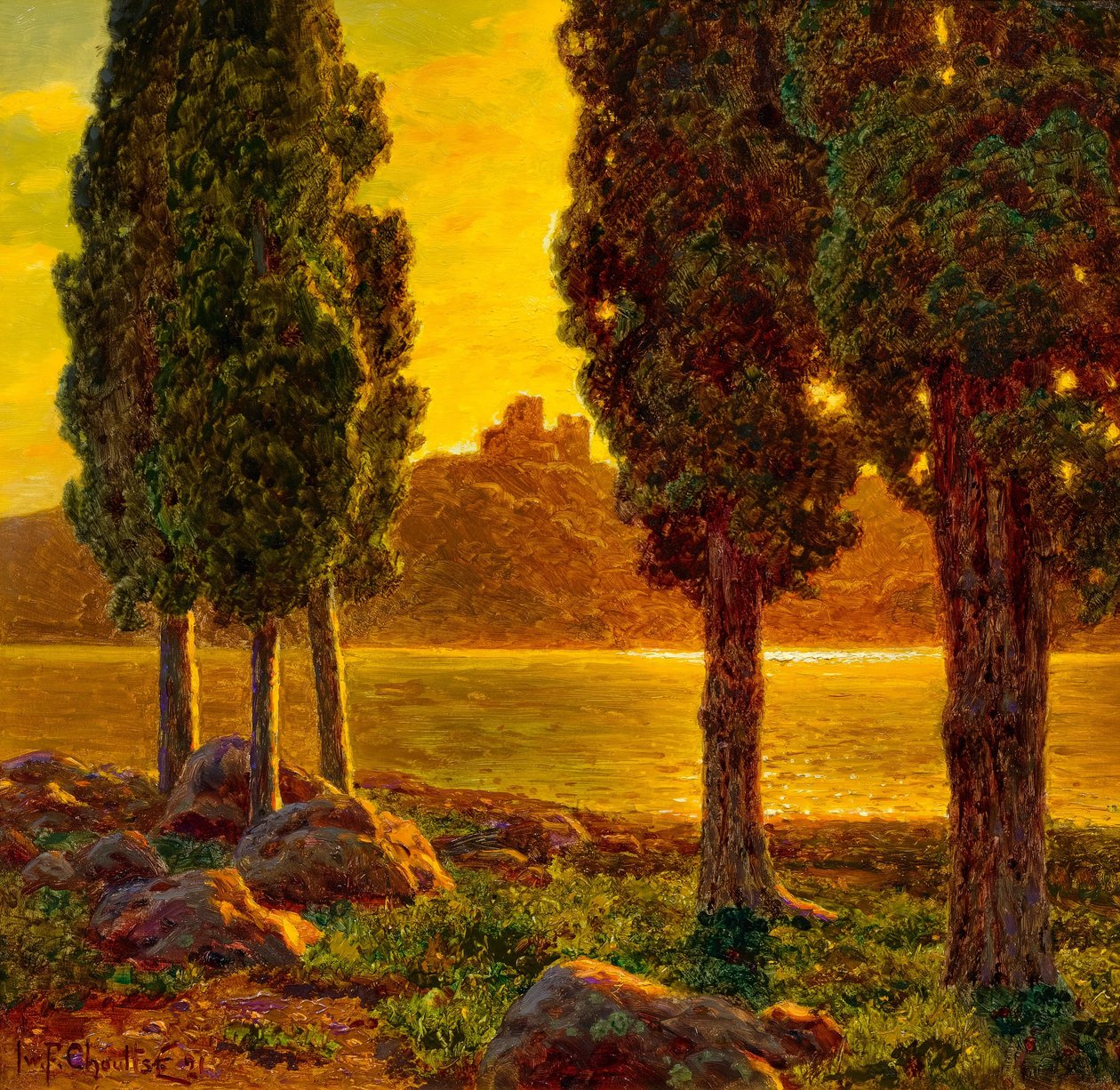 日落 作者 伊凡（Ivan Fedorovich Choultse）