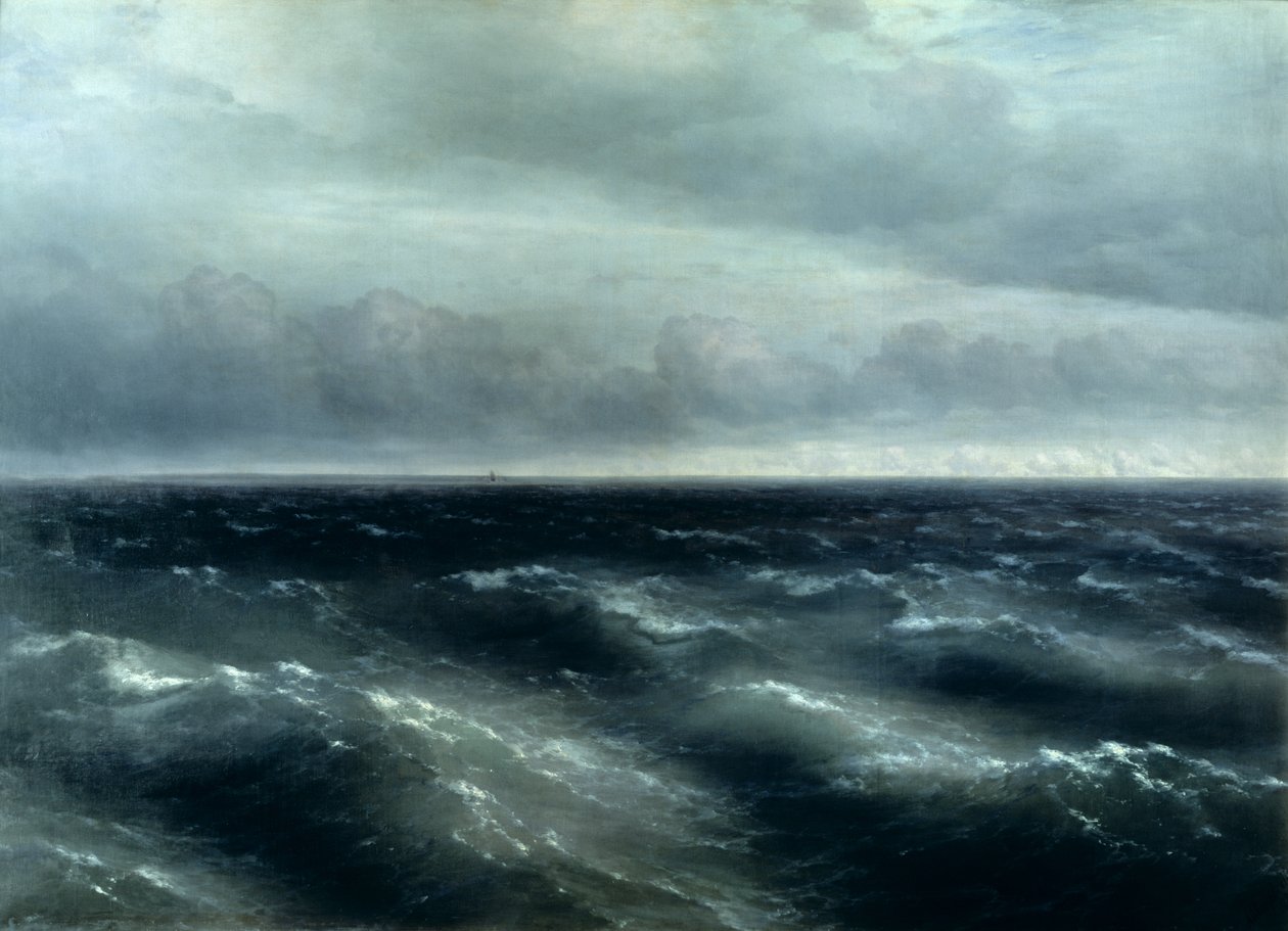 黑海，1881年 作者 伊万·康斯坦丁诺维奇·艾瓦佐夫斯基