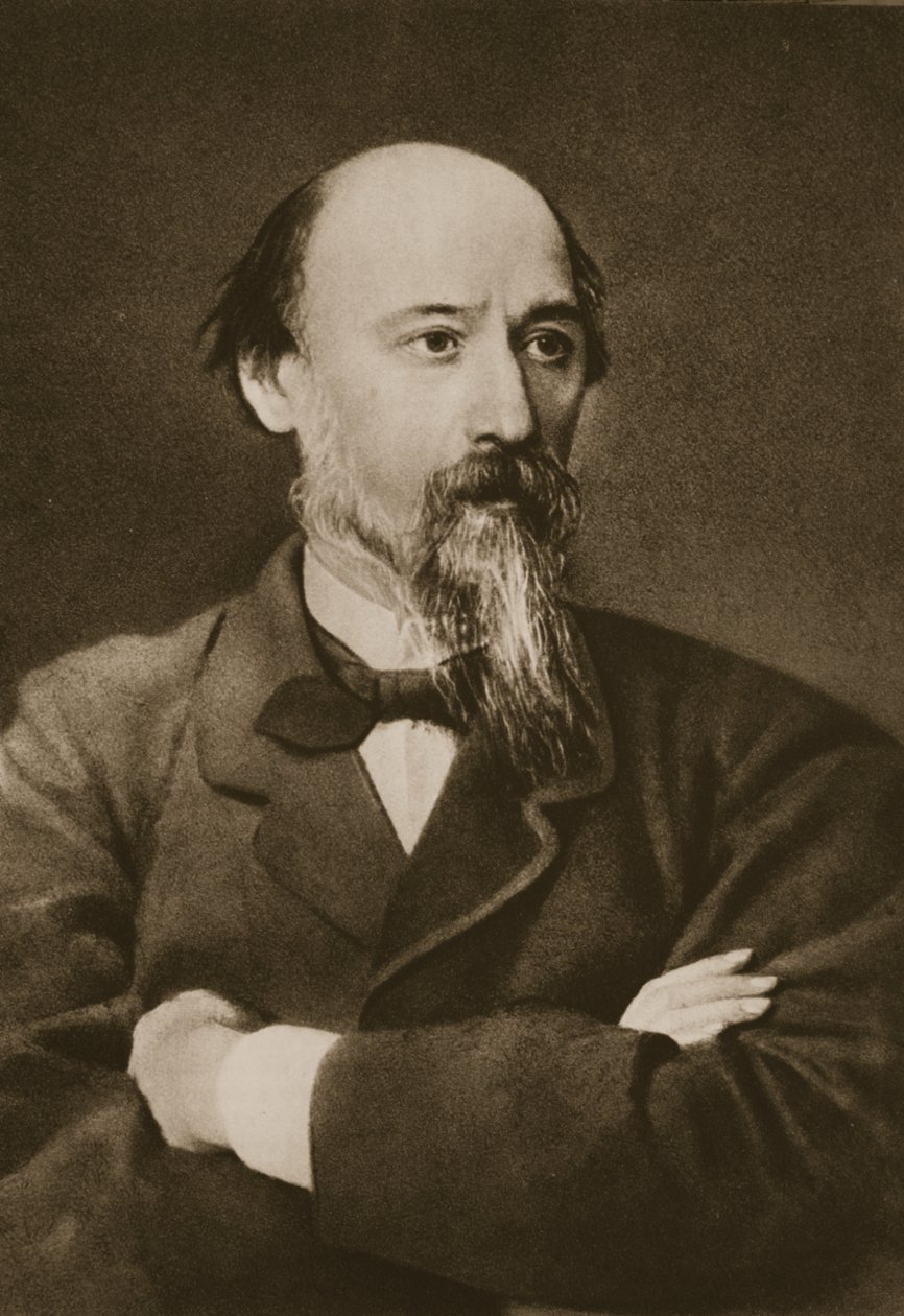 Nikolai Nekrasov（棕褐色照片） 作者 伊万·尼古拉耶维奇·克拉姆斯科伊