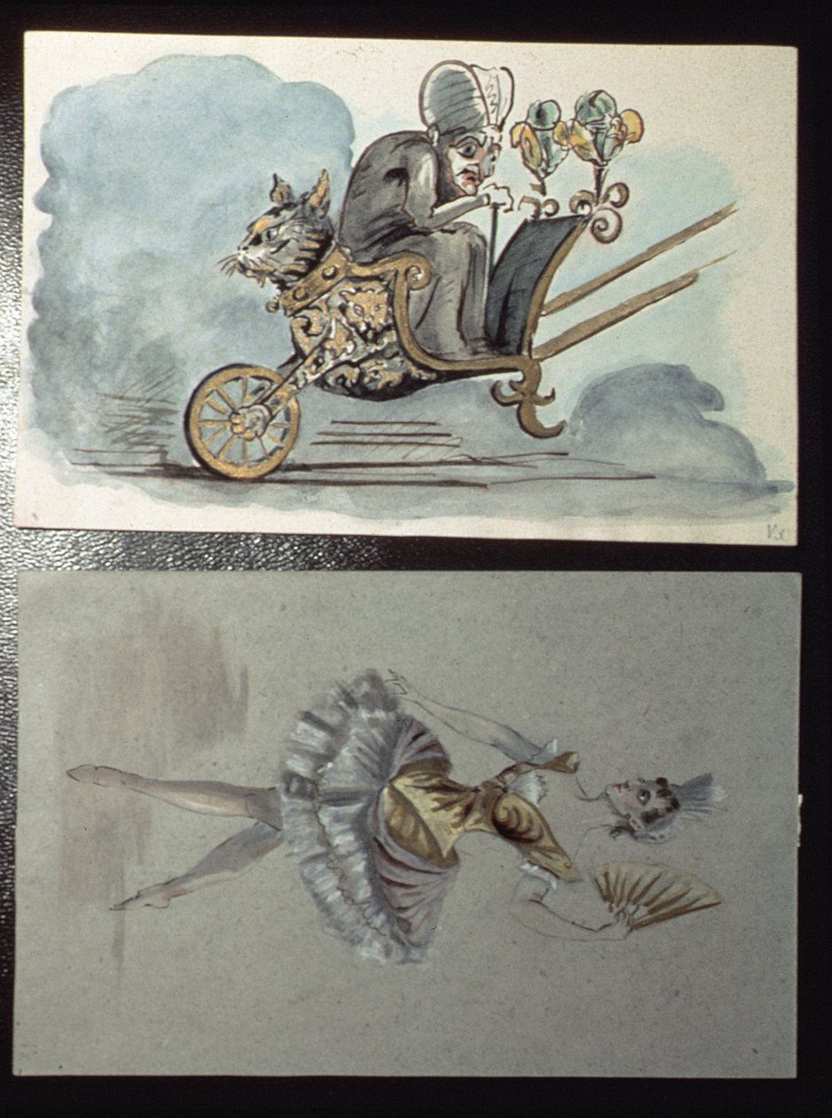 服装设计为柴可夫斯基（1840-93）c.1890的芭蕾舞剧“睡美人” 作者 伊凡（Ivan Vsevolozhsky）