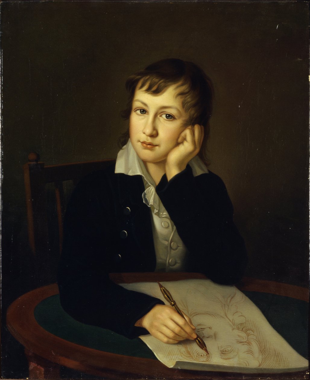 Alexander Nikolayevich Mordvinov伯爵肖像 1799-1858年 作者 伊万·阿列克谢耶维奇·秋林
