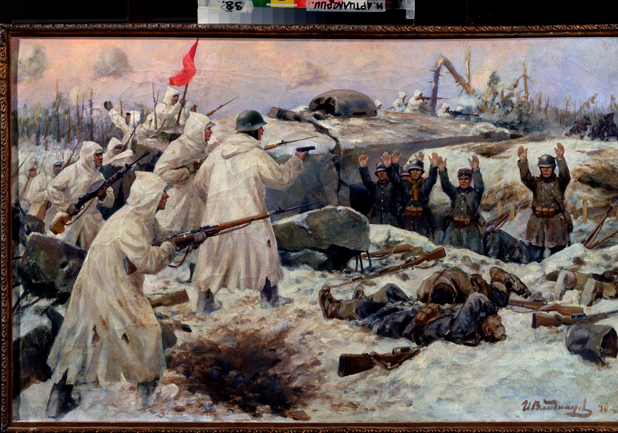 1940 年芬兰士兵投降 作者 伊万·阿列克谢耶维奇·弗拉基米罗夫