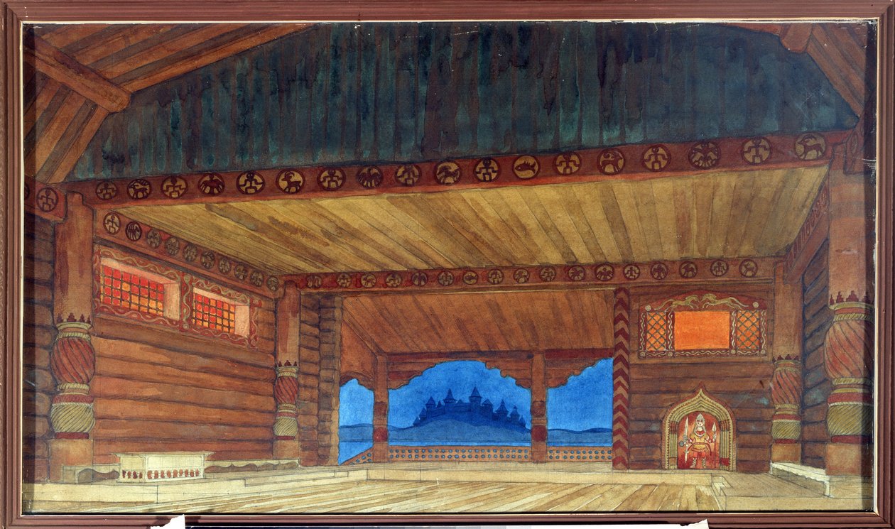 Dessin preparatoire pour le decor de l