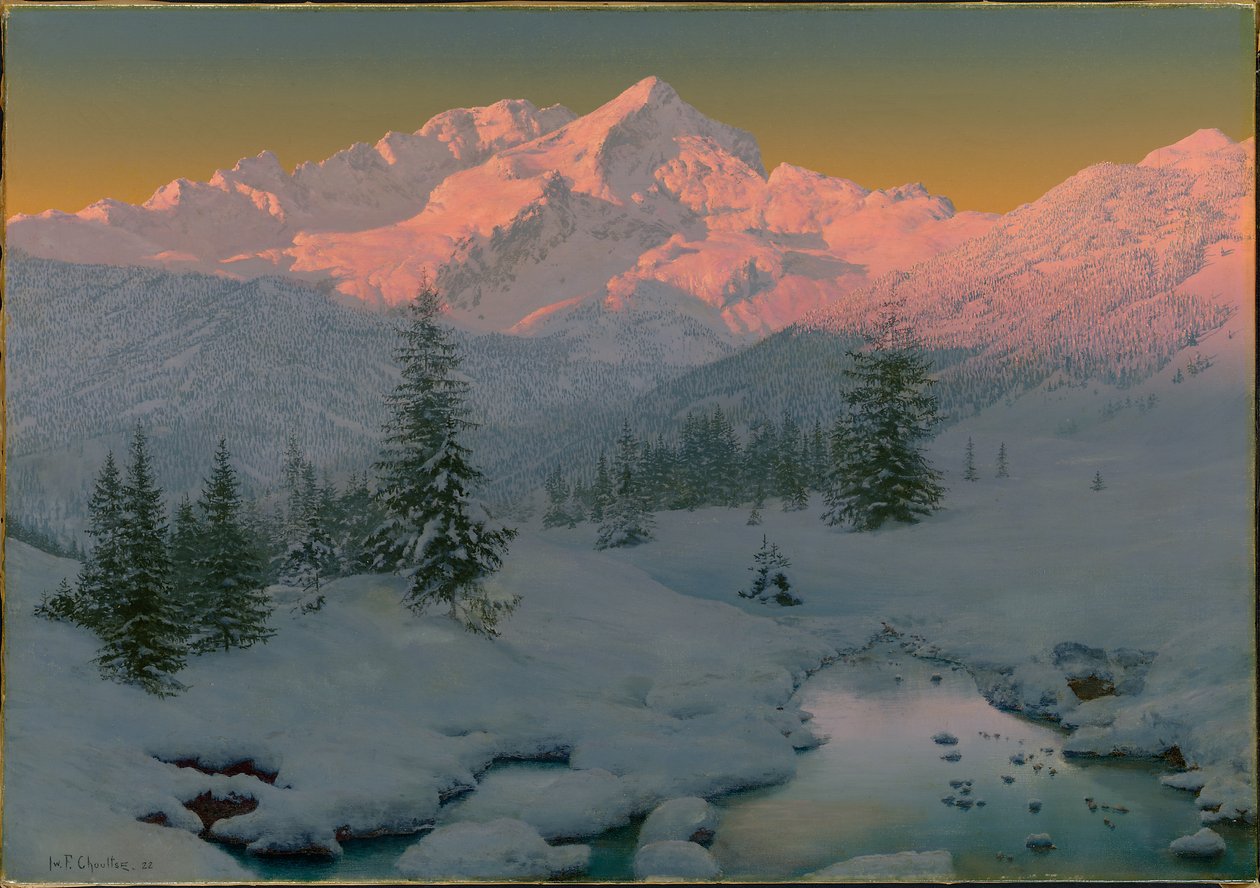 1922年在巴伐利亚加米许山脉脚下 作者 伊凡（Ivan Fedorovich Choultse）