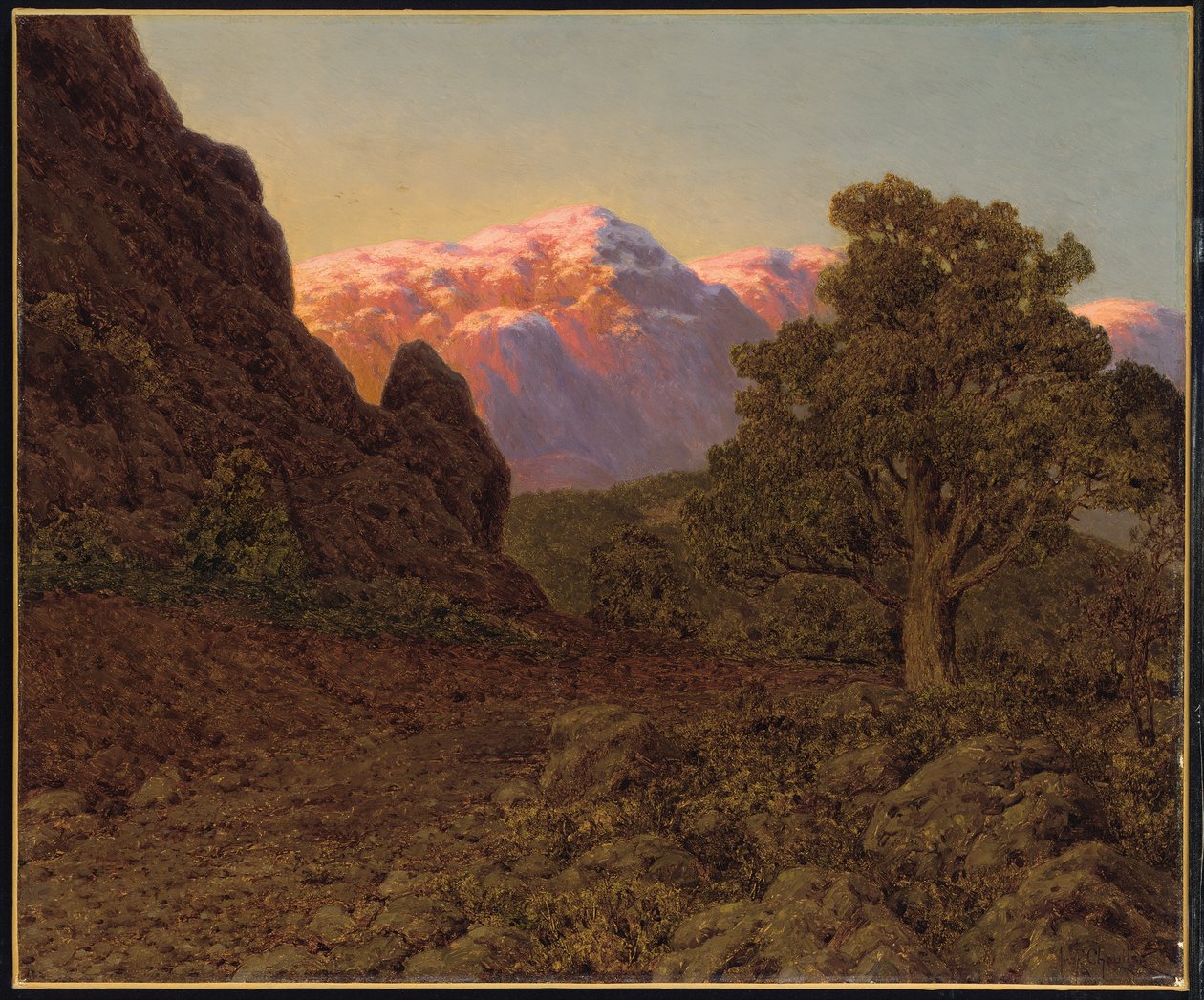 山上的日出 作者 伊凡（Ivan Fedorovich Choultse）