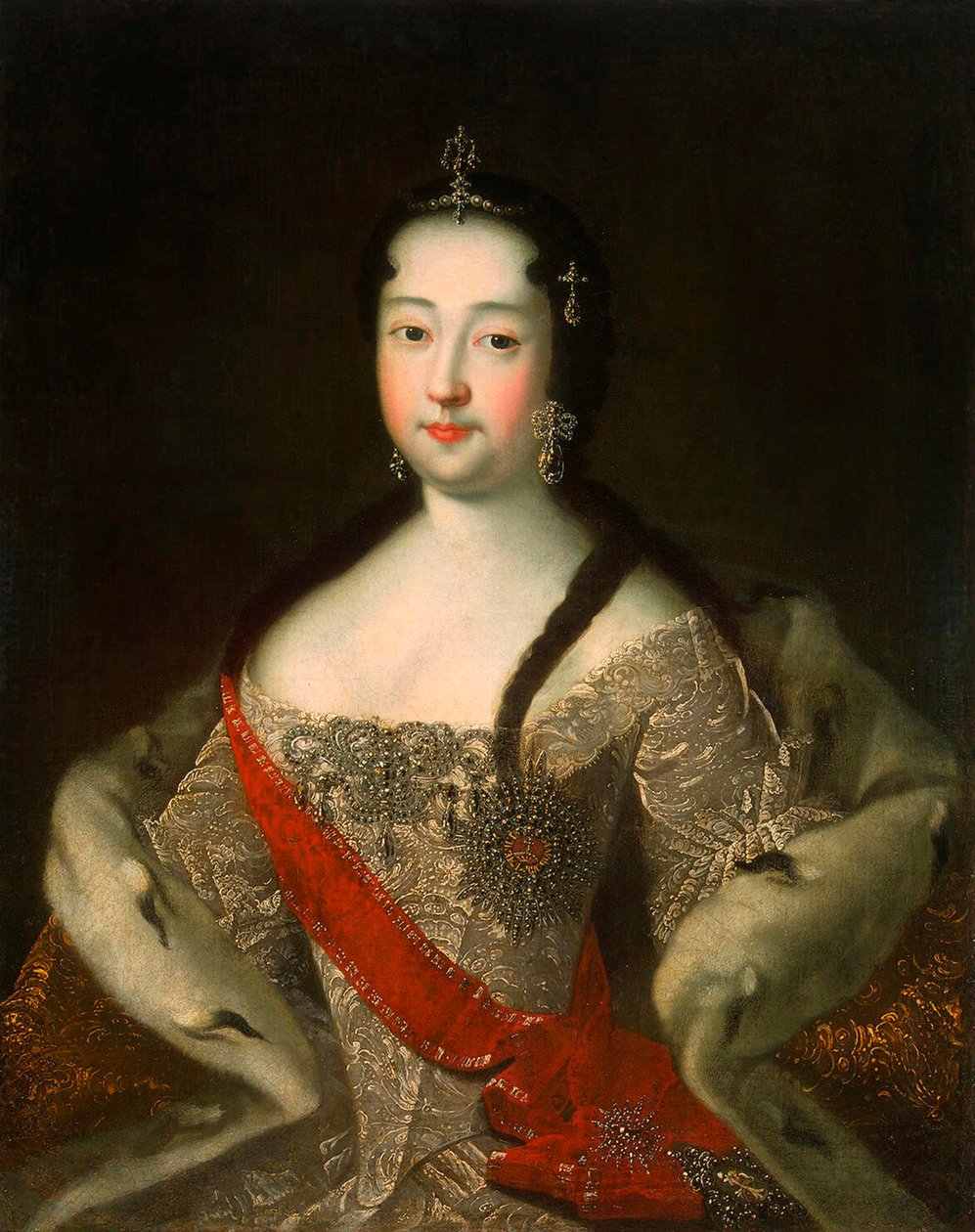 俄罗斯的Tsesarevna Anna Petrovna