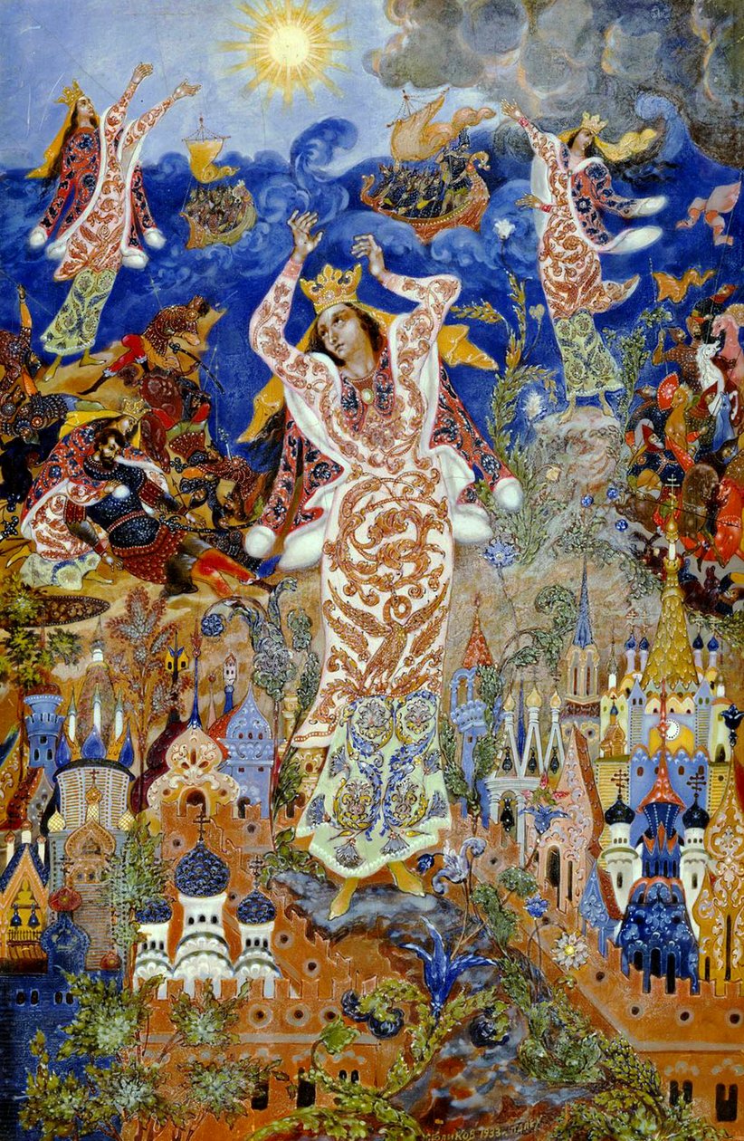 雅罗斯拉夫娜的哀歌，1932-1933。 作者 伊万·伊万诺维奇·戈利科夫
