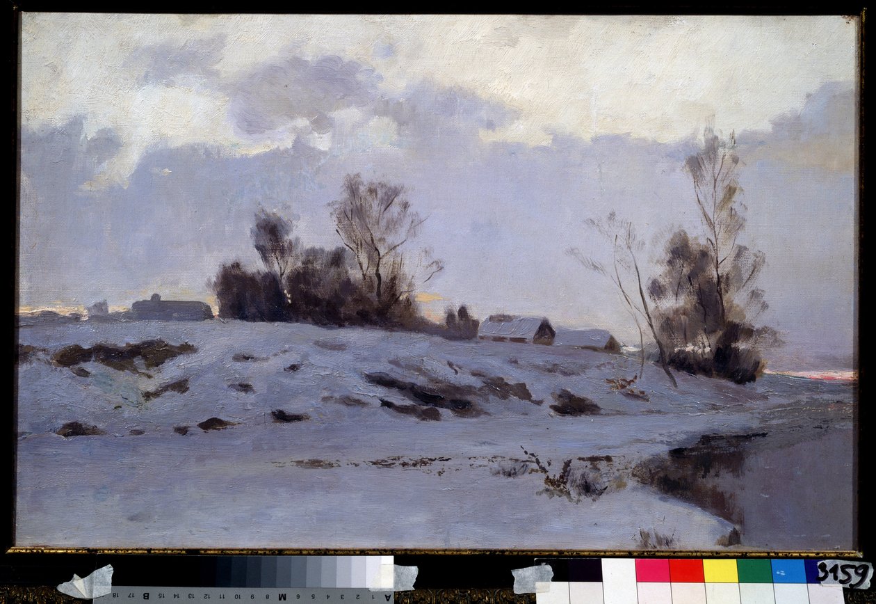 早春。 伊万·伊万诺维奇·延多古洛夫（Ivan Ivanovich Yendogurov，1861-1898 年）的绘画，布面油画，19 世纪的俄罗斯艺术。 莫斯科国立特列季亚科夫画廊。 作者 伊万·伊万诺维奇·延多古罗夫