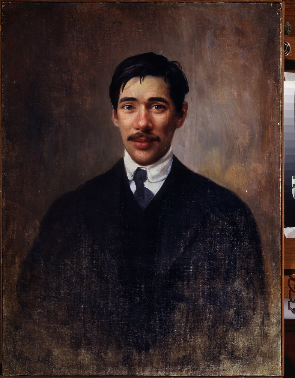 作家科尼-I.丘科夫斯基（Kornei Tchoukovski）（1882-1969 年）的肖像。伊万-基里洛维奇-帕霍缅科（1870-1940 年）的绘画，纸上水彩 作者 伊万·基里罗维奇·帕克霍缅科