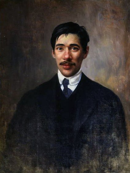 Korney Chukowsky的肖像，c.1909 作者 伊万·基里罗维奇·帕克霍缅科