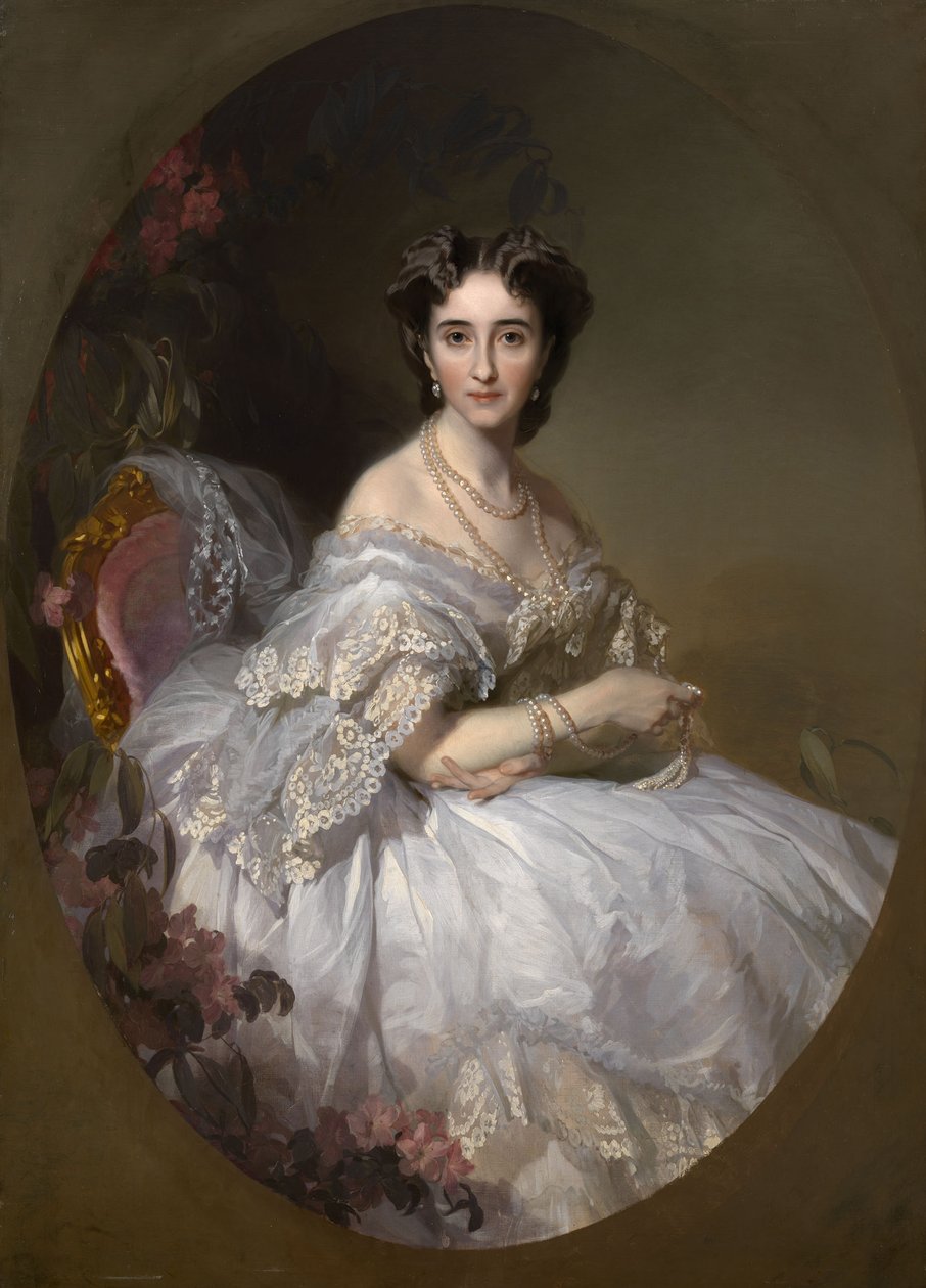 阿纳斯塔西娅·乌沙科娃（Anastasia Ushakova）肖像，内伊·科尼（NéeKoni），1824-1902年 作者 伊万·科斯米奇·马卡罗夫（Ivan Kosmich Makarov）