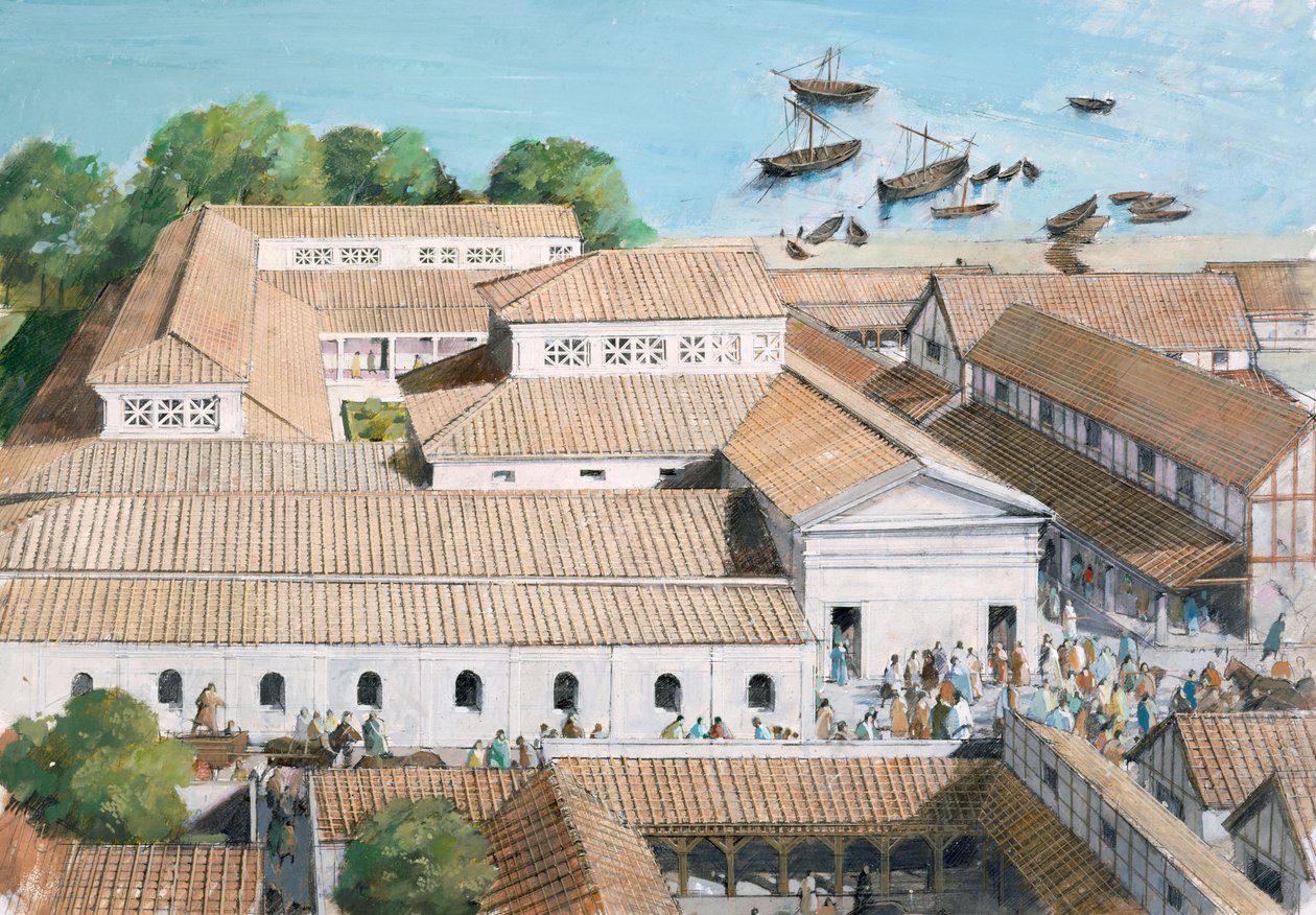 里奇伯勒罗马堡，3世纪。1990-2010 作者 伊万·拉普