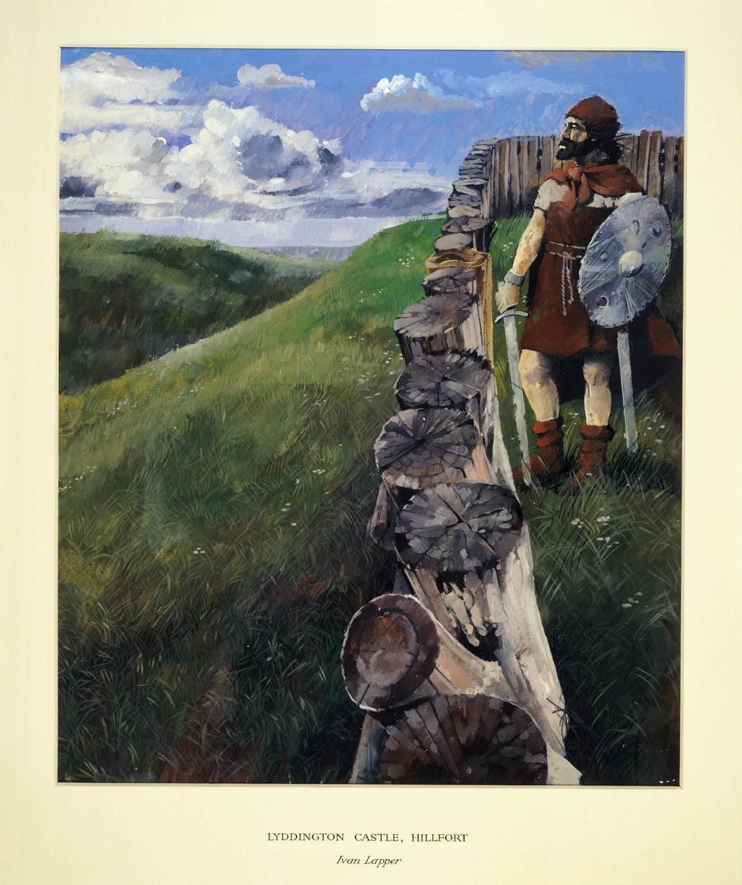 莱斯特郡Lyddington城堡山堡的士兵，1994年 作者 伊万·拉普