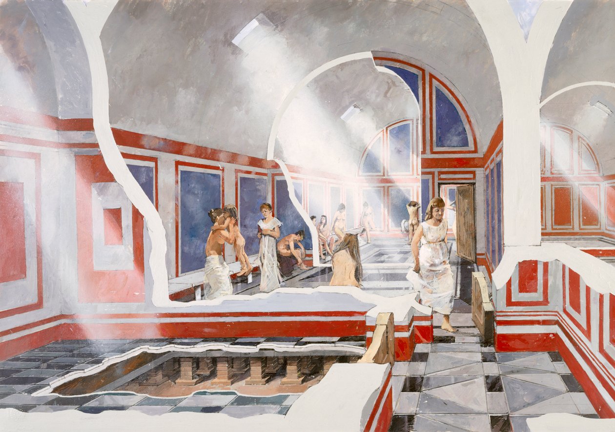 墙体罗马遗址，Letocetum，约2世纪，1990-2010年 作者 伊万·拉普