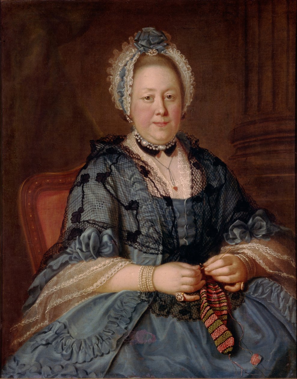 伯爵夫人托尔斯塔亚肖像，内普·洛普希纳，1768年 作者 伊凡（Ivan Petrovich）Argunov