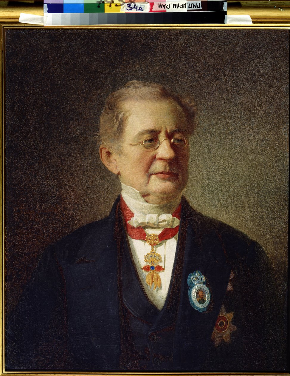 亚历山大-米哈伊洛维奇-戈尔恰科夫（Alexandre Gortchakov）王子肖像（1798-1883 年）。伊万-彼得罗维奇-凯勒-维连迪的画像（凯勒-维连迪 作者 伊万·彼得罗维奇·凯勒·维连迪