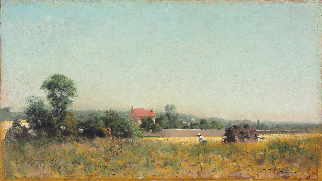 法国，在田野里，1882年 作者 伊万·波基托诺夫（Ivan Pokitonov）