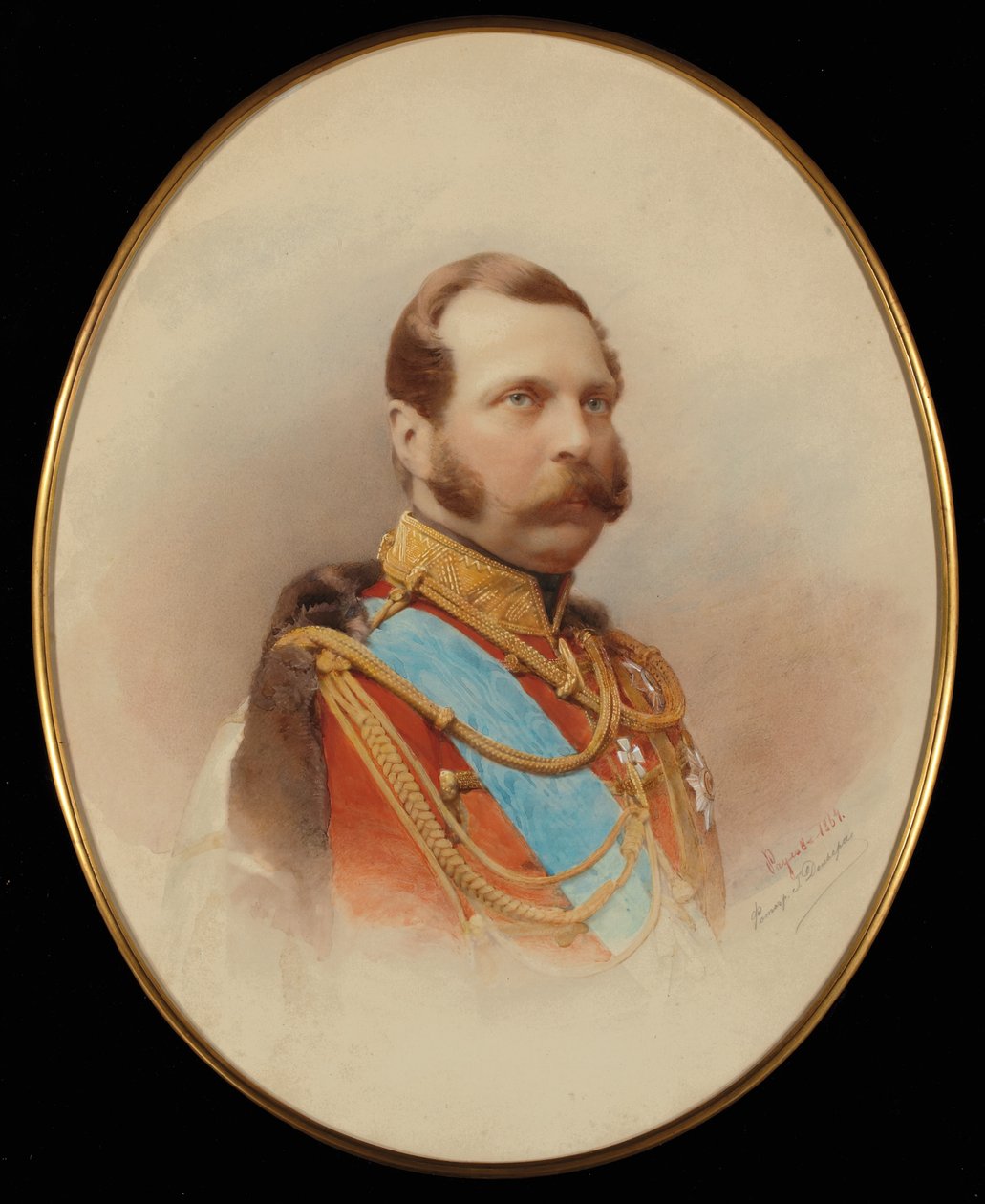 亚历山大二世肖像（1818-1881） 作者 伊万·罗洛夫（Ivan Raulov）