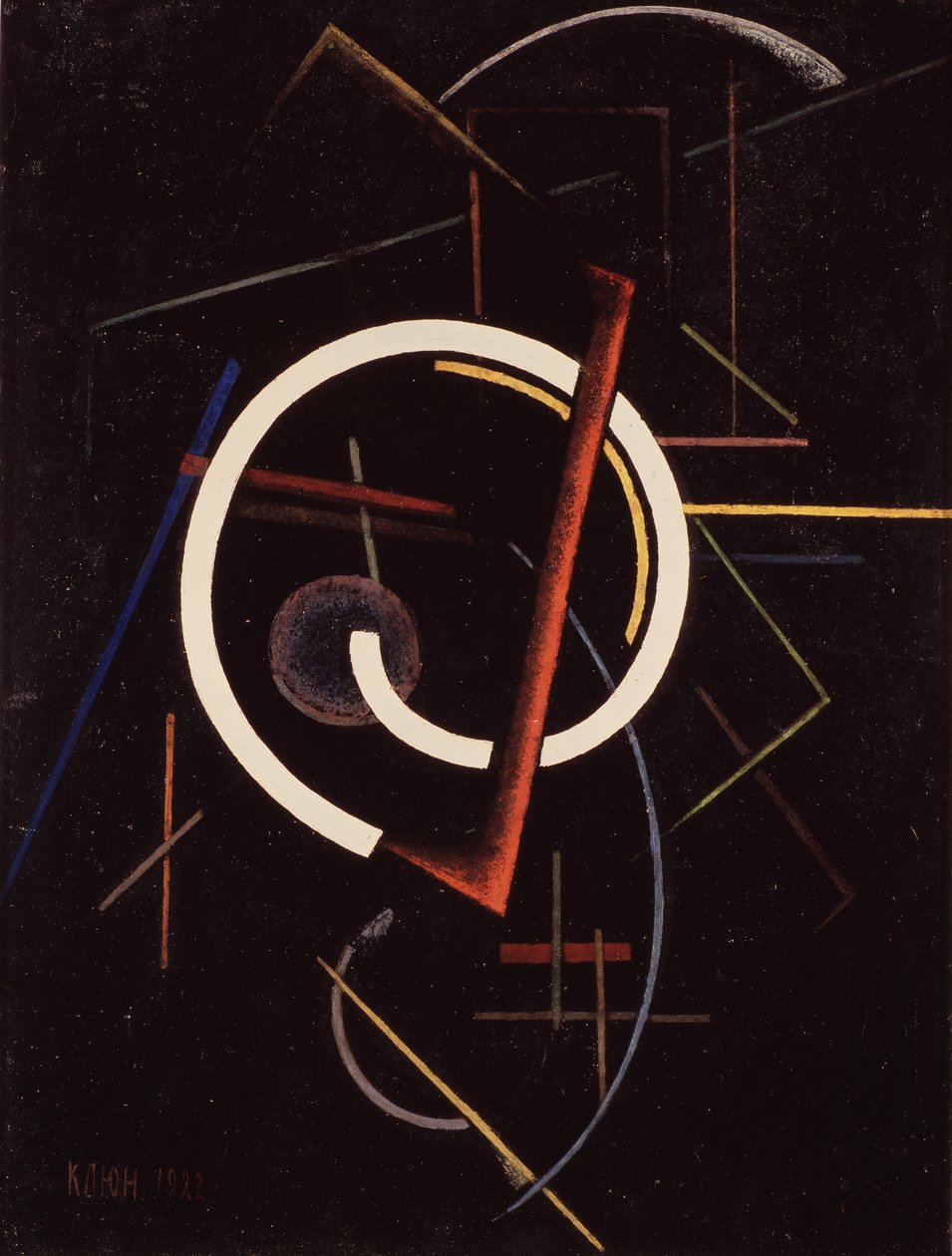 线性结构，1922年 作者 伊万·瓦西里耶维奇·克留