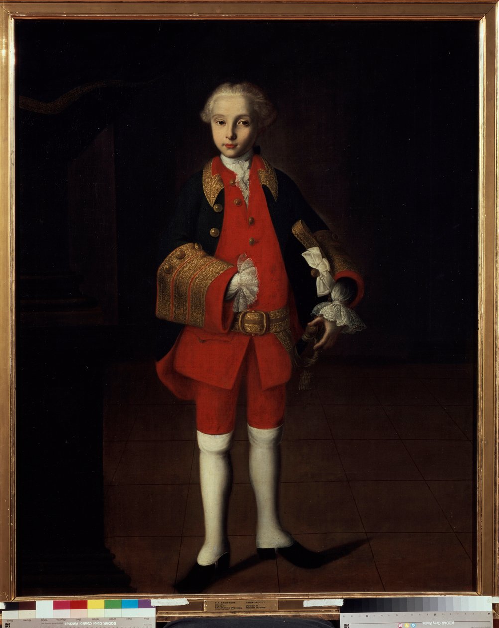 肖像 Guillaume (William) Graf von Fermor (1704-1771) (Portrait of Wilhelm Graf von Fermor) - Peinture de Ivan Yakovlevich Vishnyakov (1699-1761), huile sur toile, vers 1750, art russe 18th siecle (威廉-格拉夫-冯-费莫肖像) 作者 伊万·雅科夫列维奇·维什尼亚科夫