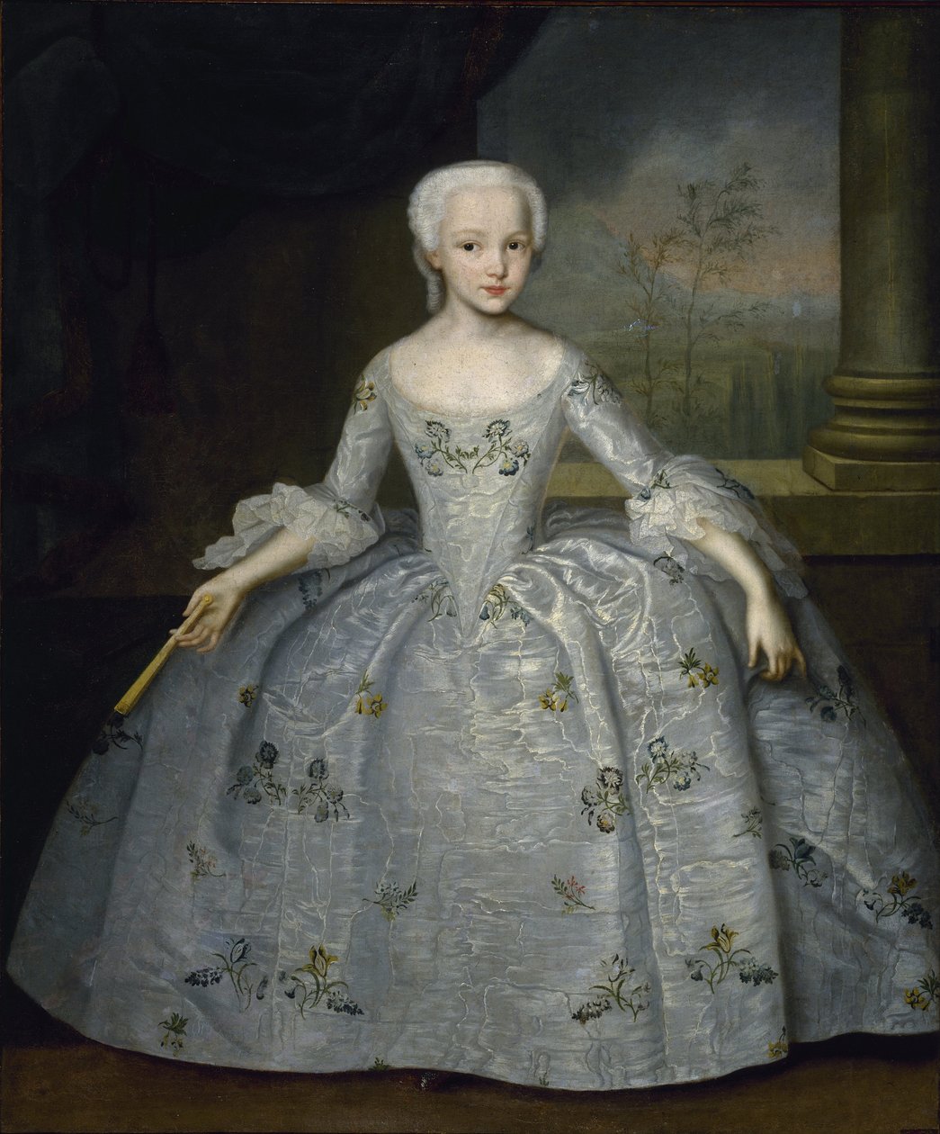 Fermor的Sarah Eleanore肖像，c。 1750 作者 伊万·雅科夫列维奇·维什尼亚科夫