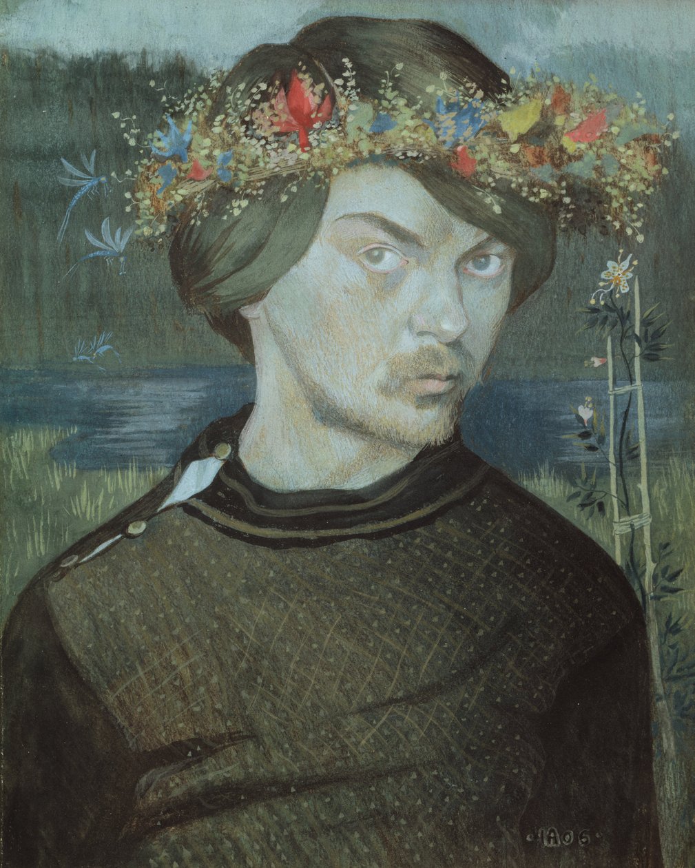 Selfportrait 作者 伊娃（Ivar Axel Henrick Arosenius）
