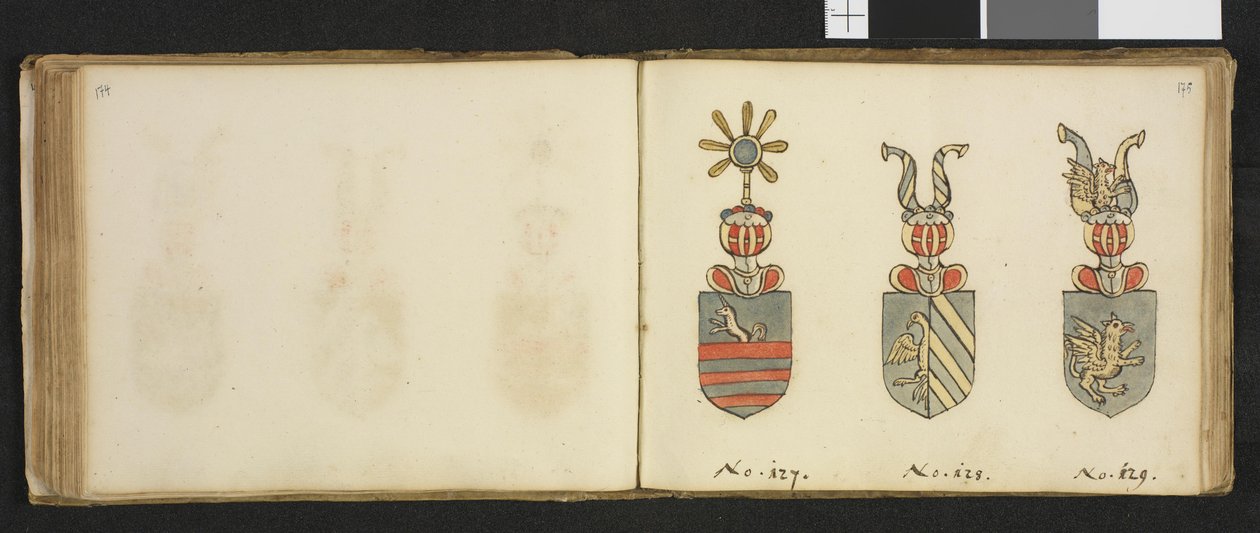 插图来自国家图书馆的私人档案，标题为Iver Nielssøn Hirtzholm的Insignia quædam virorum illustrium in Norvegia quodam habitantium。 作者 艾弗·赫茨霍尔姆
