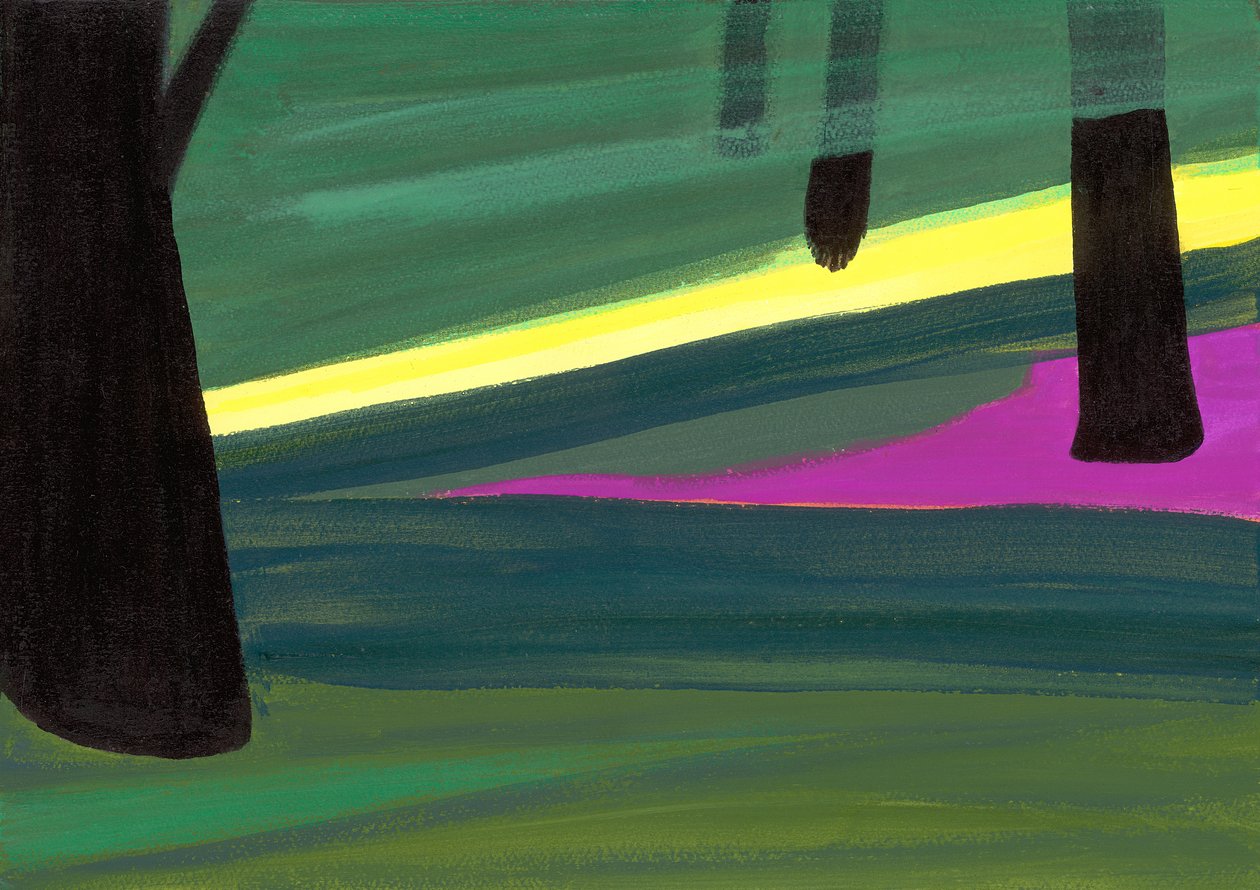 肯辛顿花园系列：公园里的灯光 作者 伊莎贝拉·戈德卢斯卡·德·阿兰达