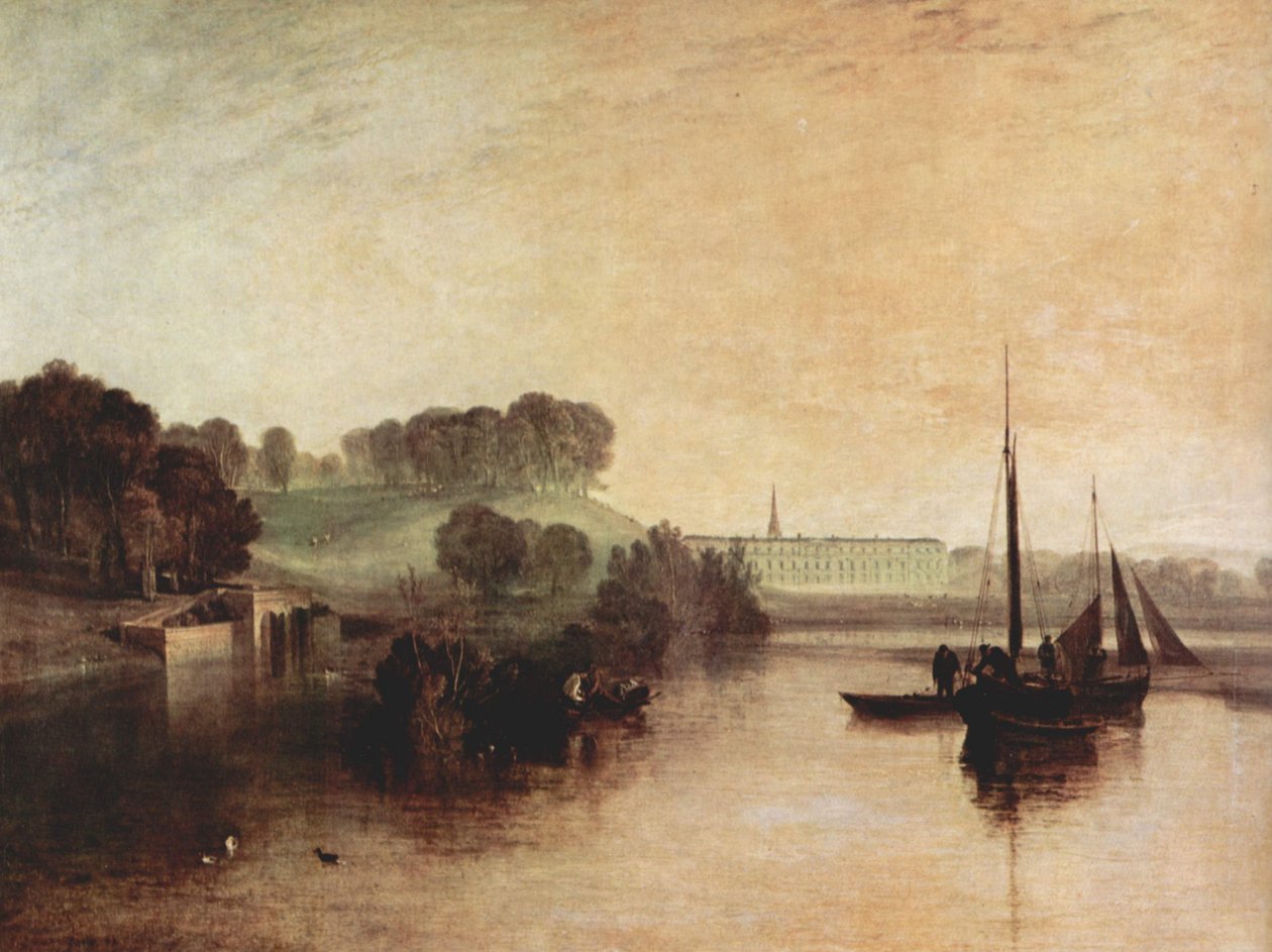 Pethworth Sussex，Egremont伯爵的家，Dewy早晨 作者 约瑟夫·马洛德·威廉·特纳