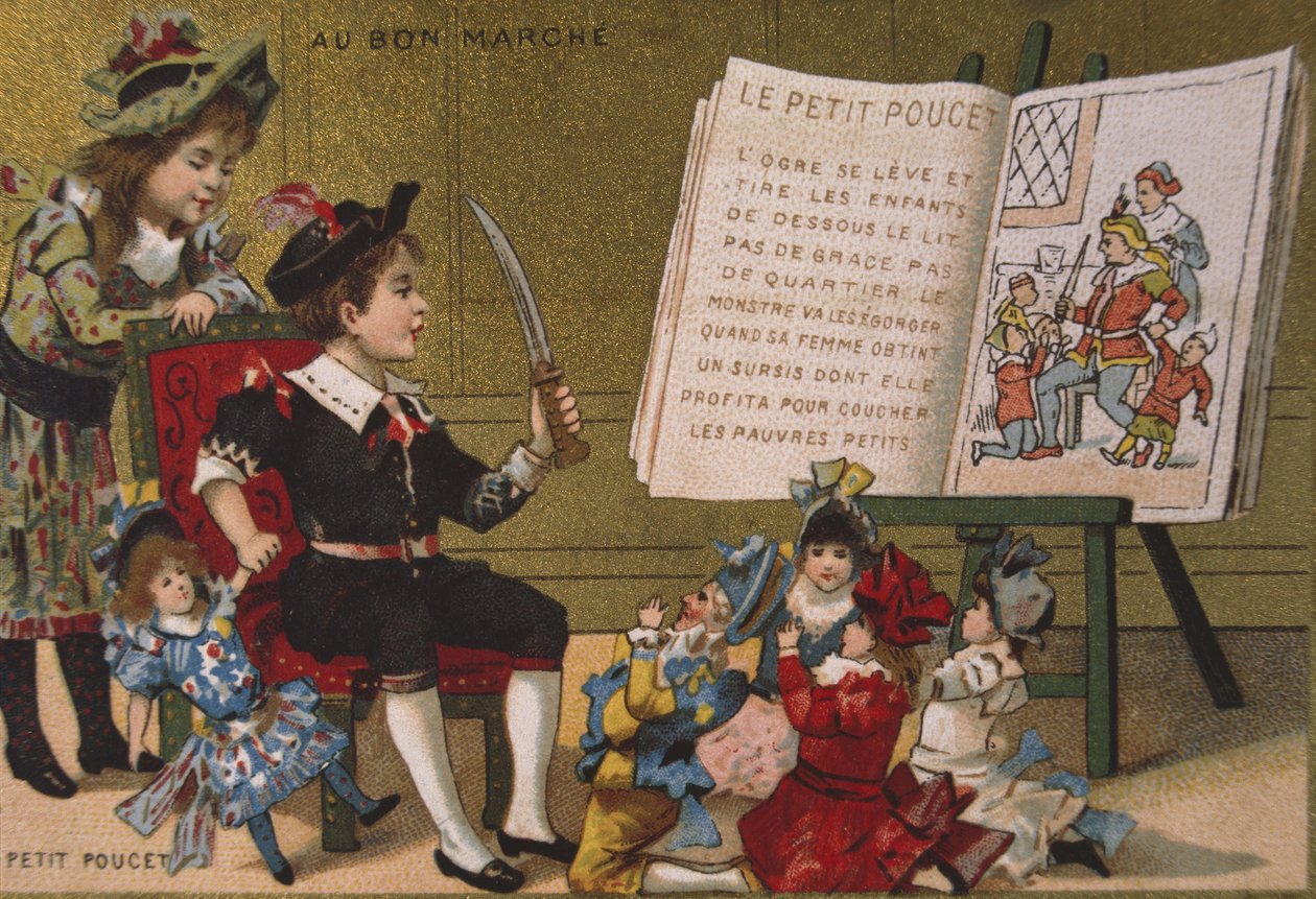 Tom Thumb，Au Bon Marche百货公司的广告，c.1900 作者 J·米诺特