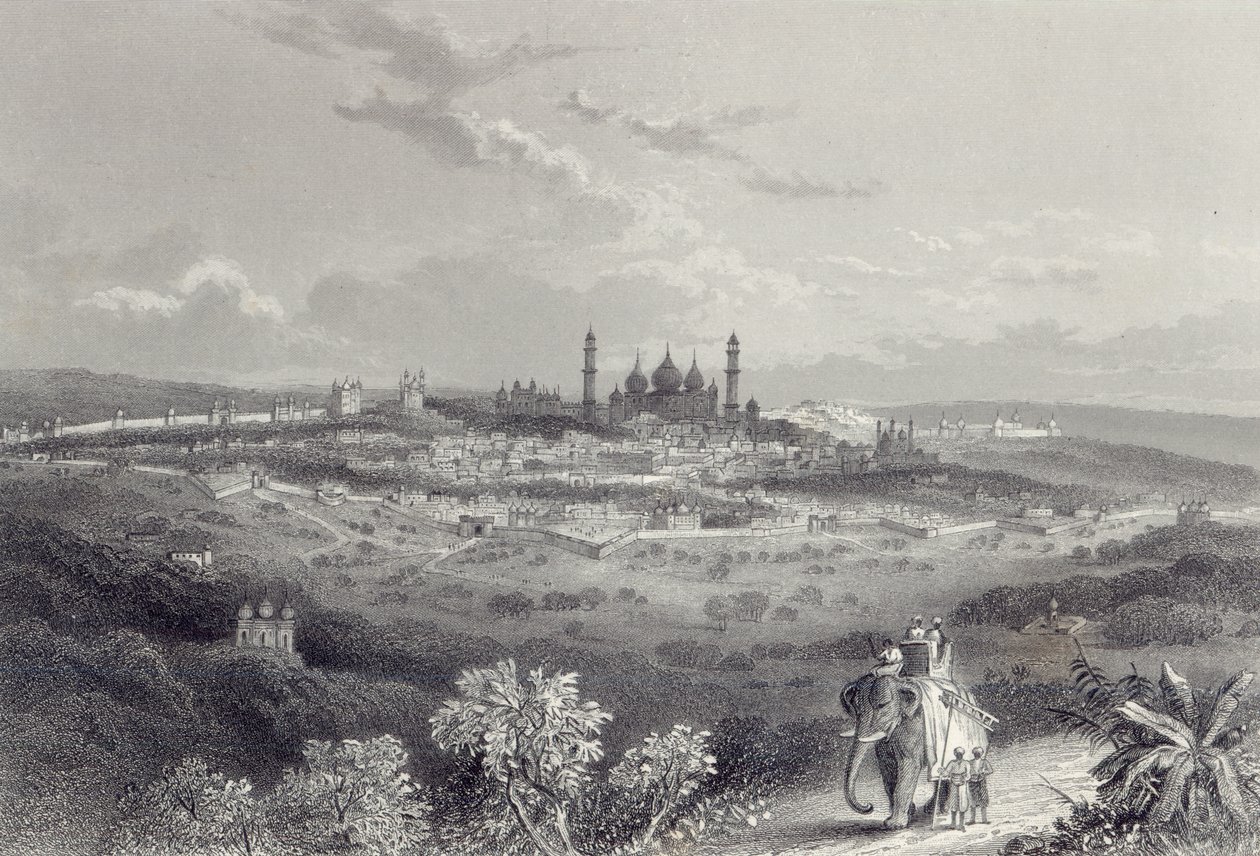德里，由Edward Paxman Brandard（1819-98）c.1860雕刻 作者 约翰·拉米奇