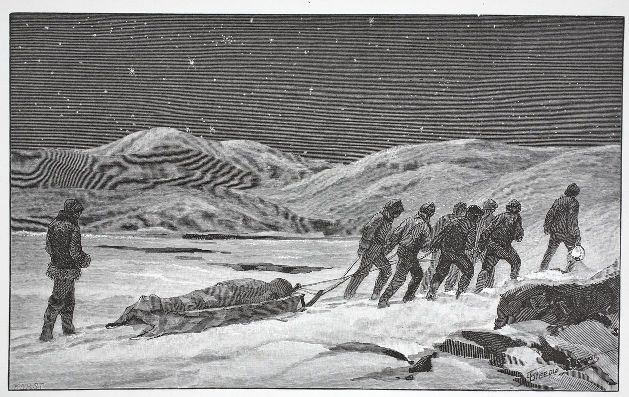我们的第一次葬礼，1884年1月20日，酒吧1886年伦敦 作者 J.尖顶戴维斯
