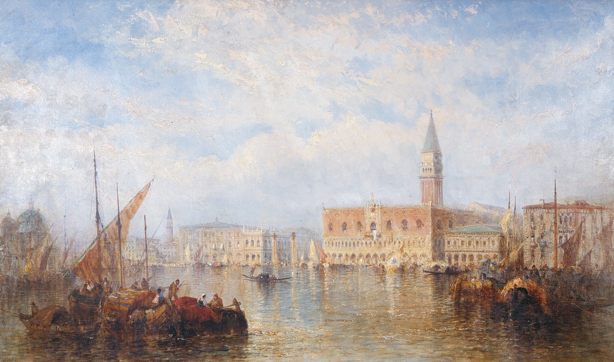 Palazzo Ducale，威尼斯的看法 作者 维维安
