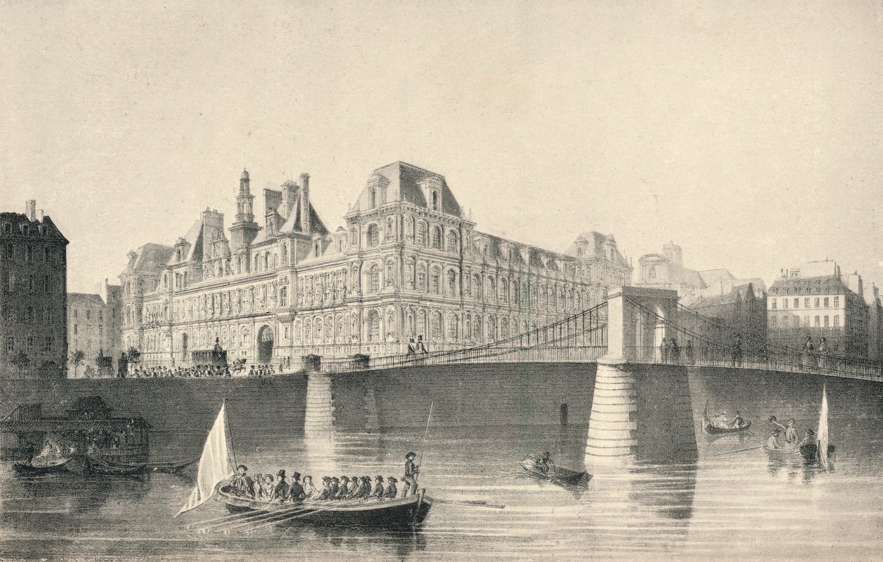 维尔酒店和杜阿尔桥的景色，1915年 作者 JB Arnout