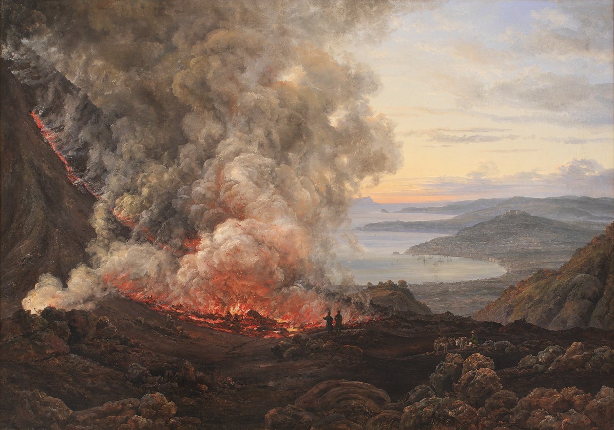 维苏威火山爆发 作者 约翰·克里斯蒂安·达尔